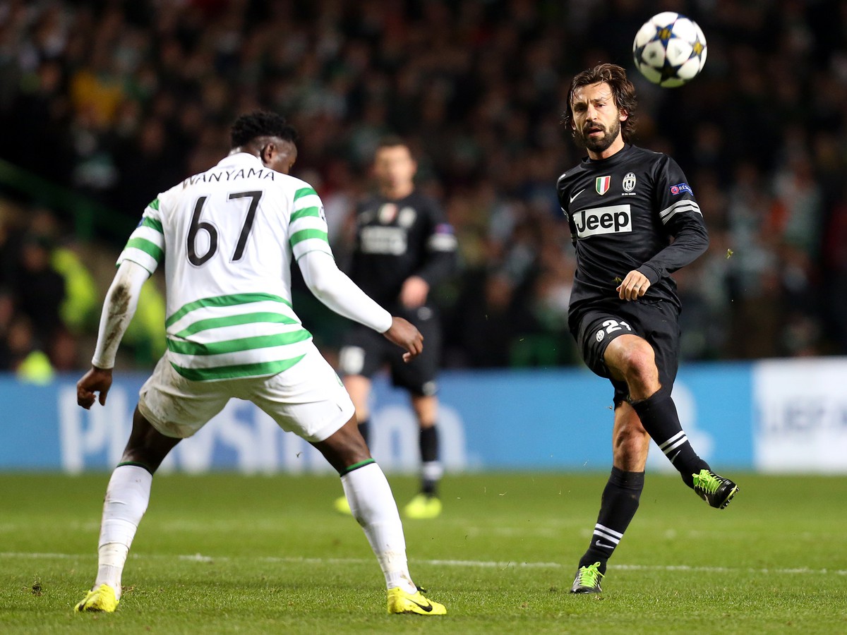 Andrea Pirlo a Victor Wanyama