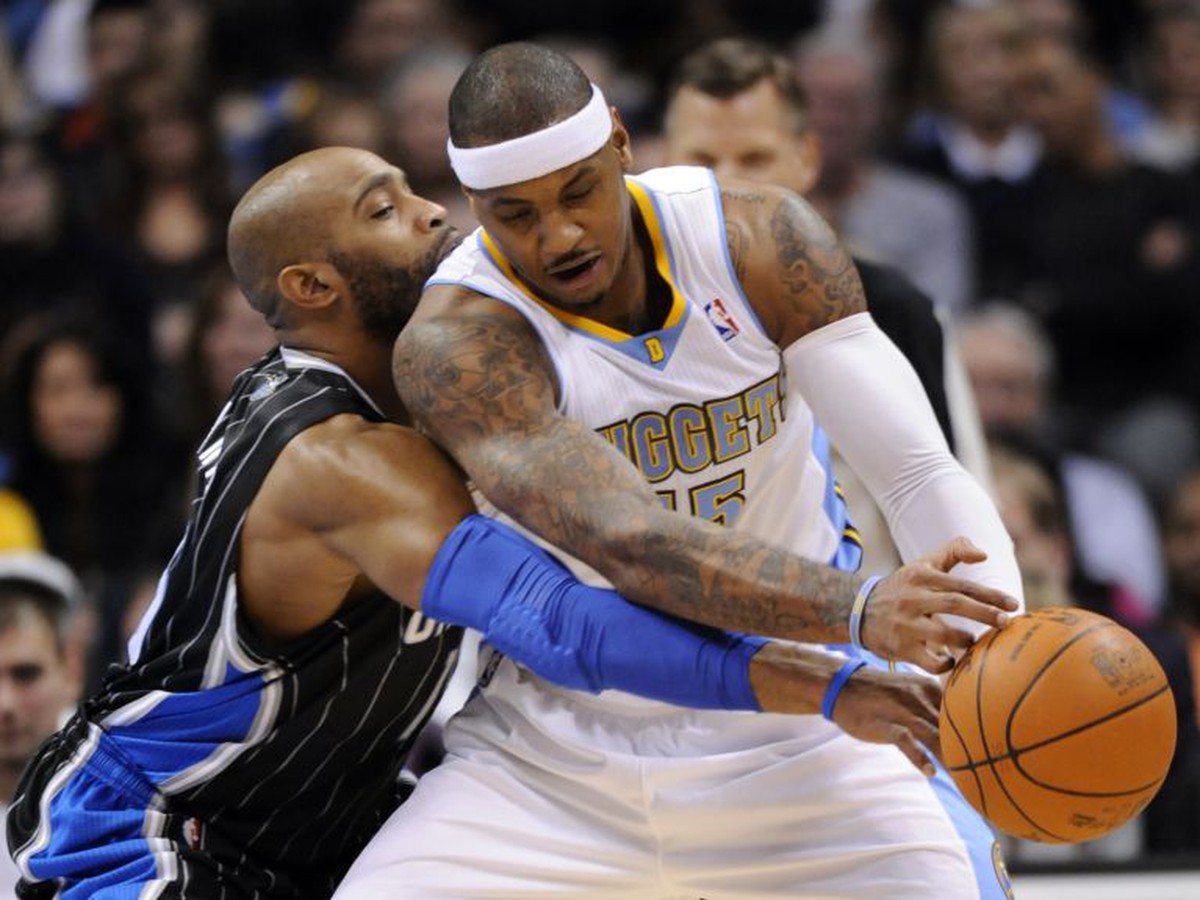 Vince Carter a Carmelo Anthony
