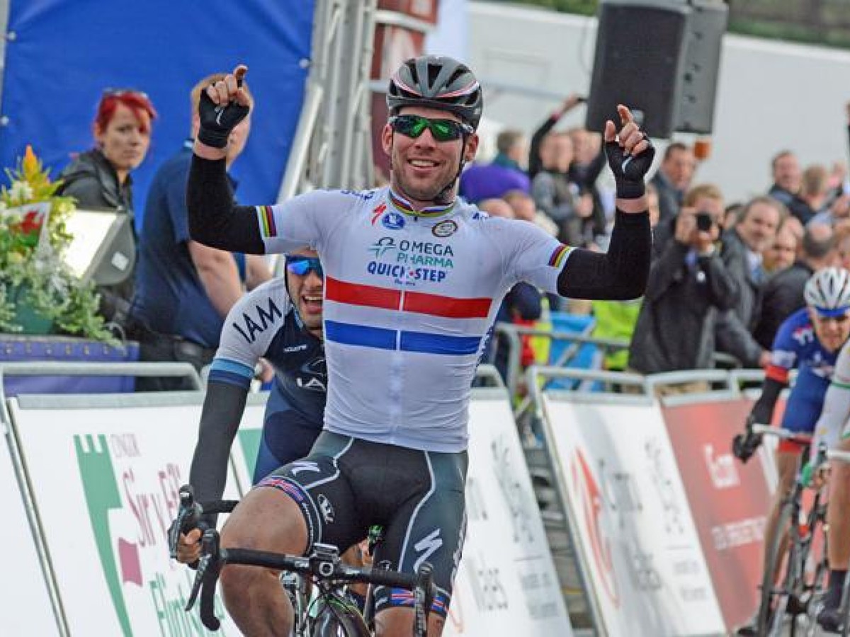 Mark Cavendish a jeho víťazná radosť