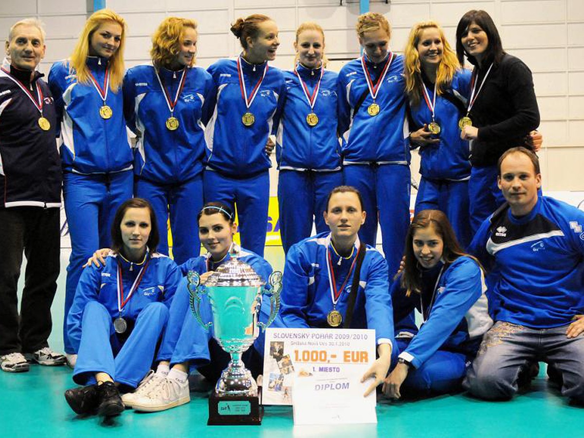 Víťazné družstvo VK Slávia UK Bratislava