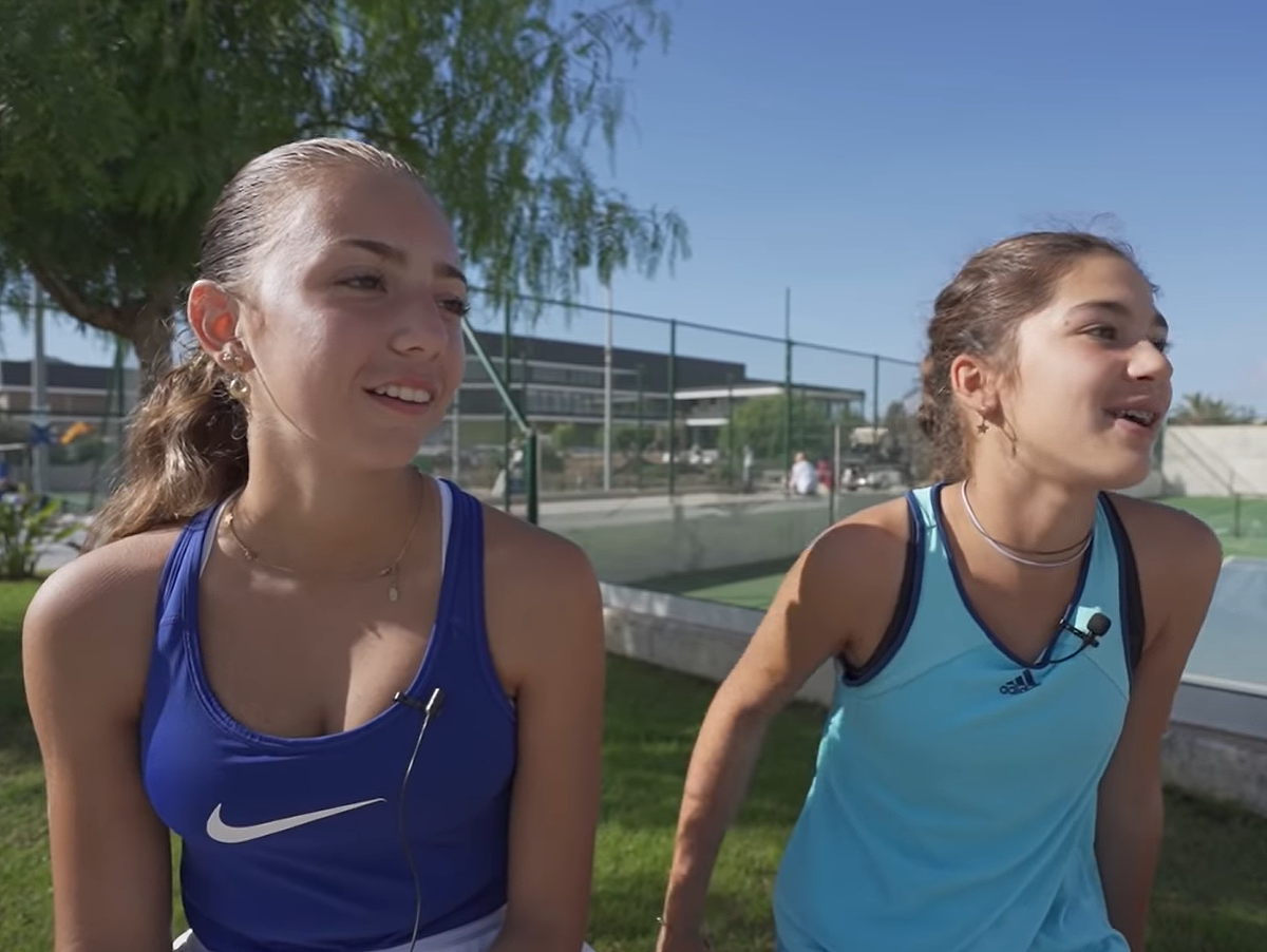 Mladé talianske tenistky Vittoria a Carola