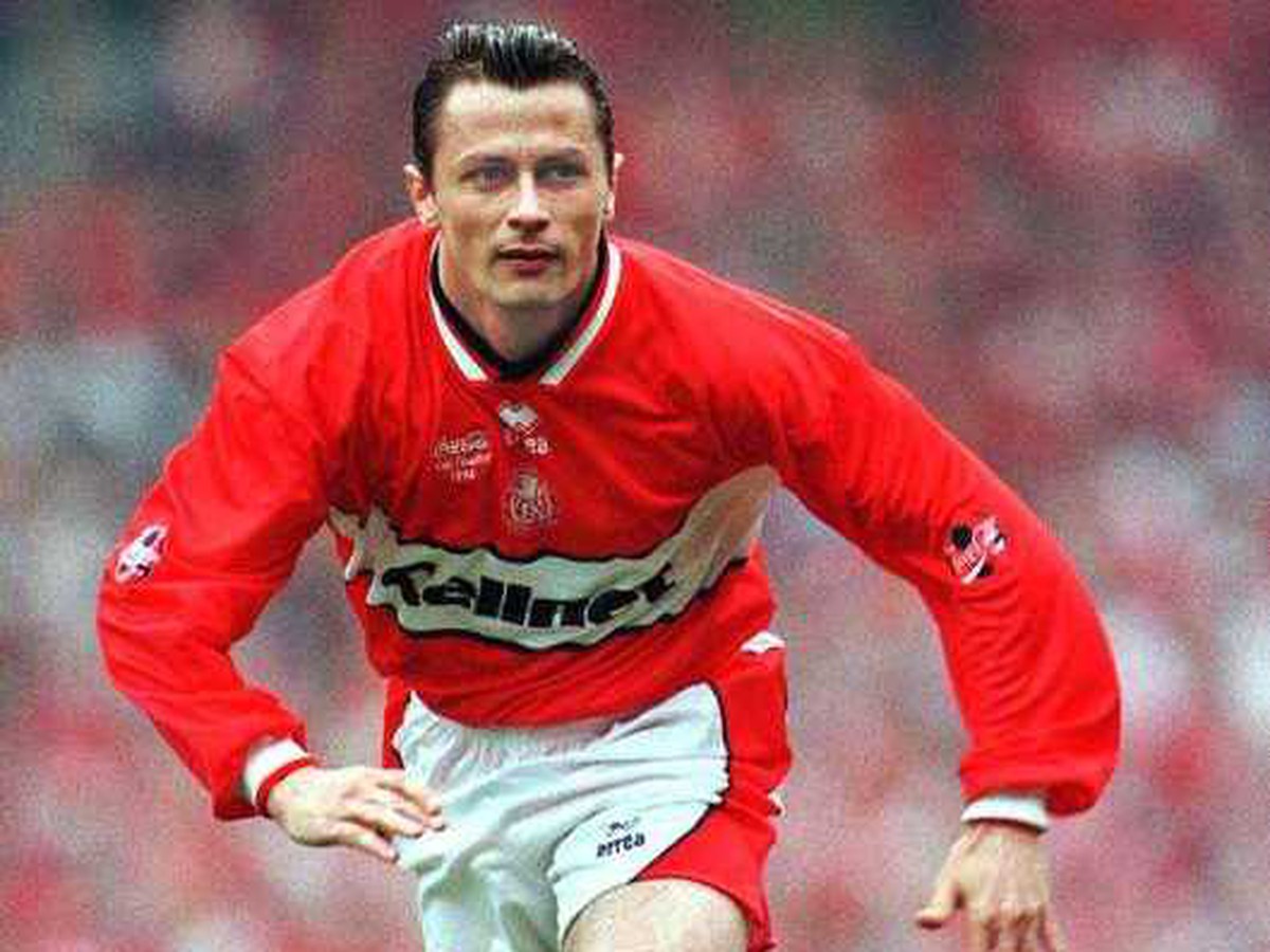 Vladimír Kinder v drese Middlesbrough ešte v roku 1998