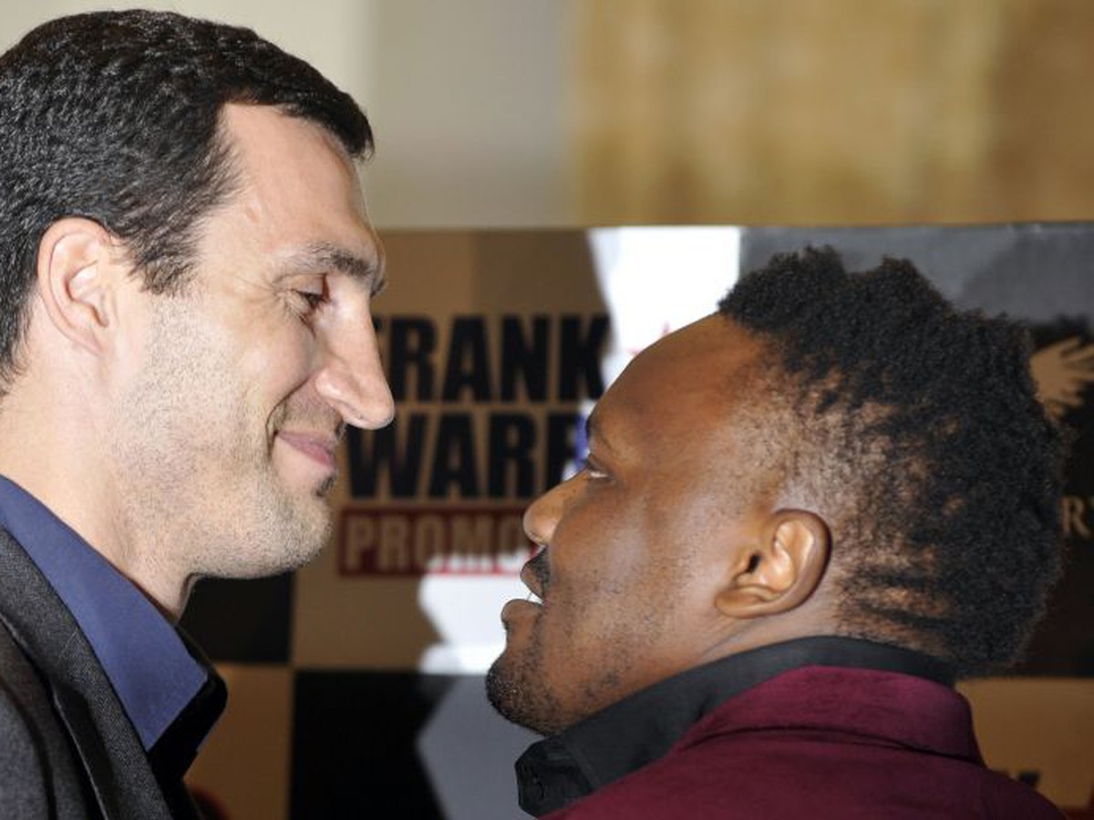 Vladimír Kličko a Derek Chisora