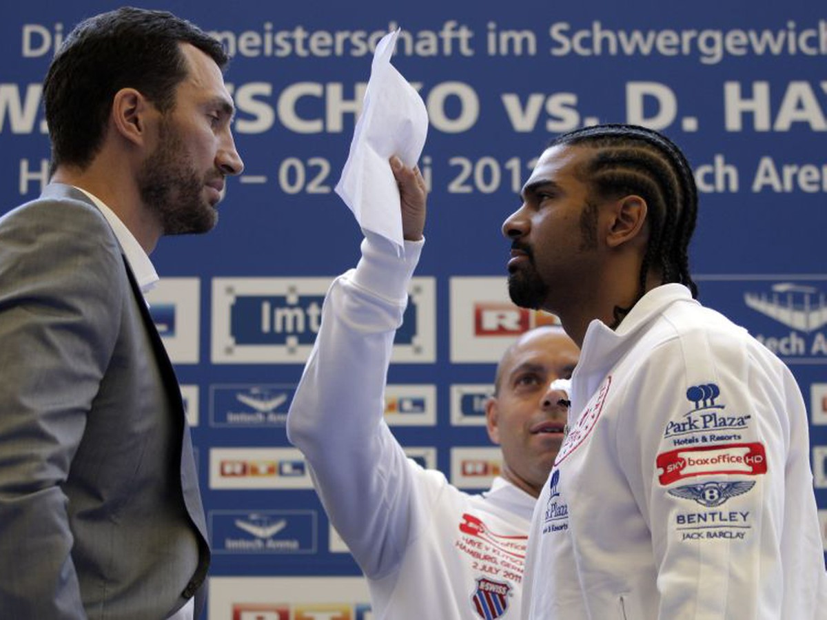 Vladimir Kličko a David Haye