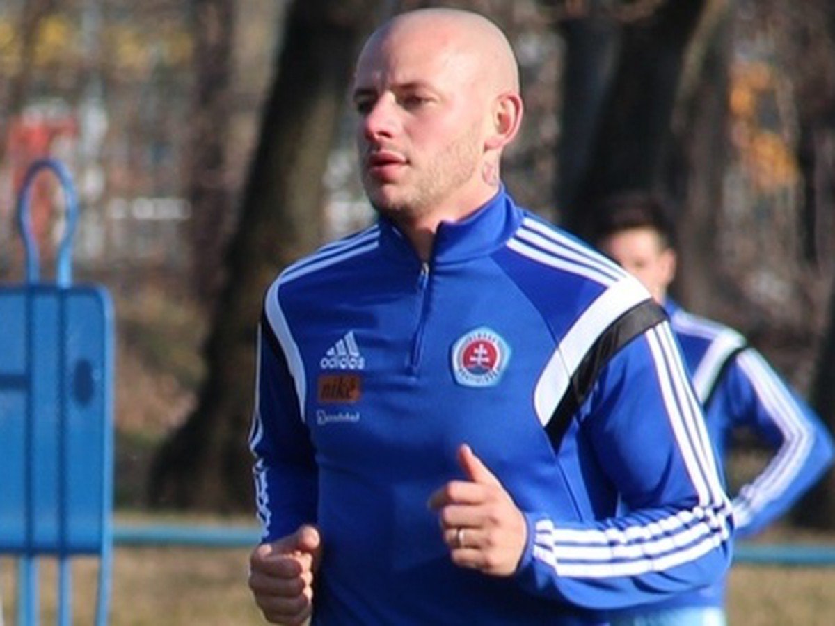 Vladimír Weiss ml. na tréningu ŠK Slovan Bratislava