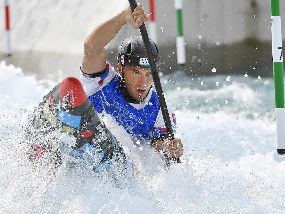 Na snímke slovenský reprezentant vo vodnom slalome Jakub Grigar
