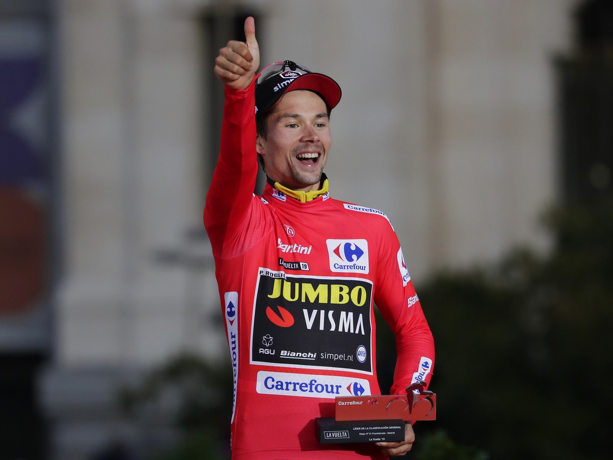 Slovinský cyklista z Teamu Jumbo-Visma Primož Roglič sa stal víťazom Vuelty a Espaňa 2019