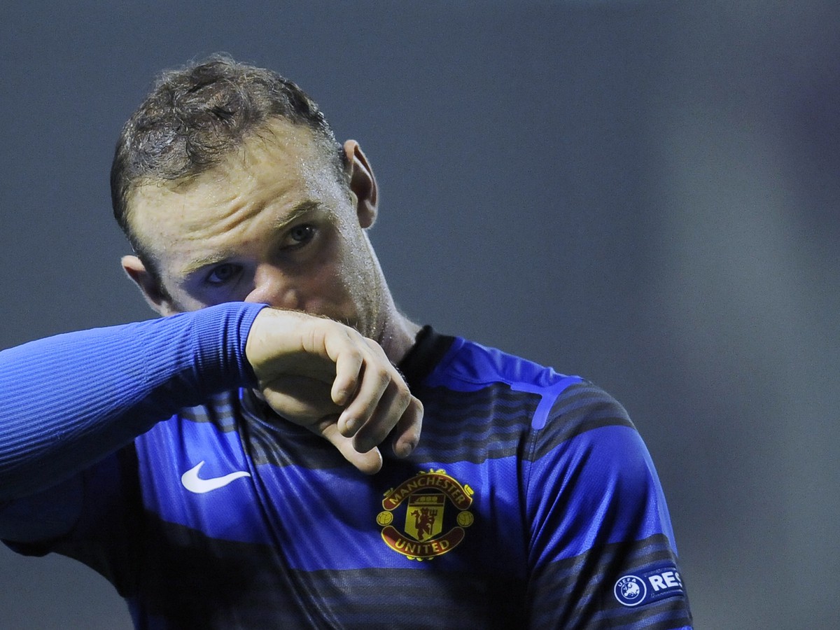 Smutný Wayne Rooney