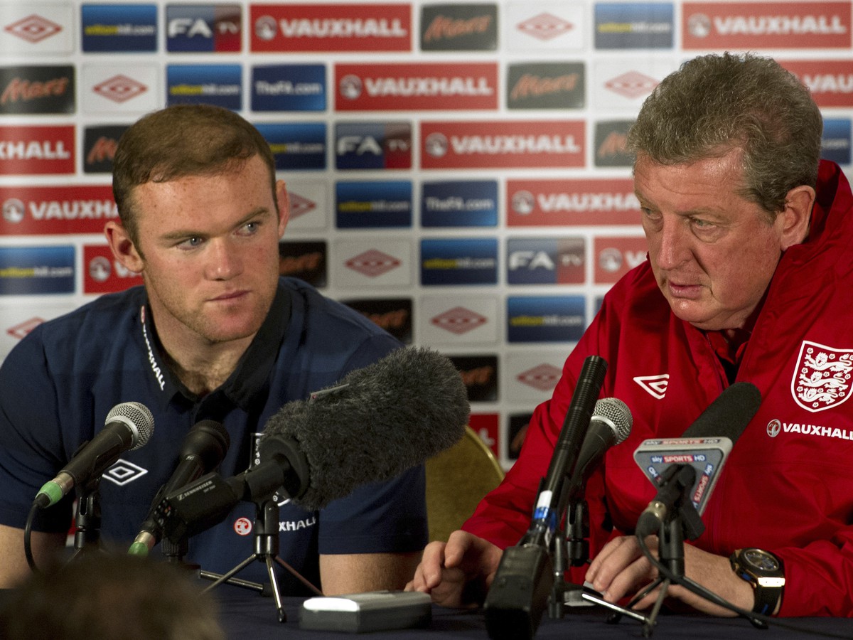 Wayne Rooney a Roy Hodgson