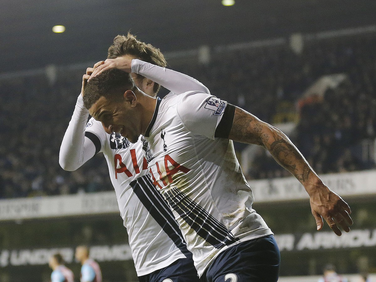 Gólové oslavy futbalistov Tottenhamu