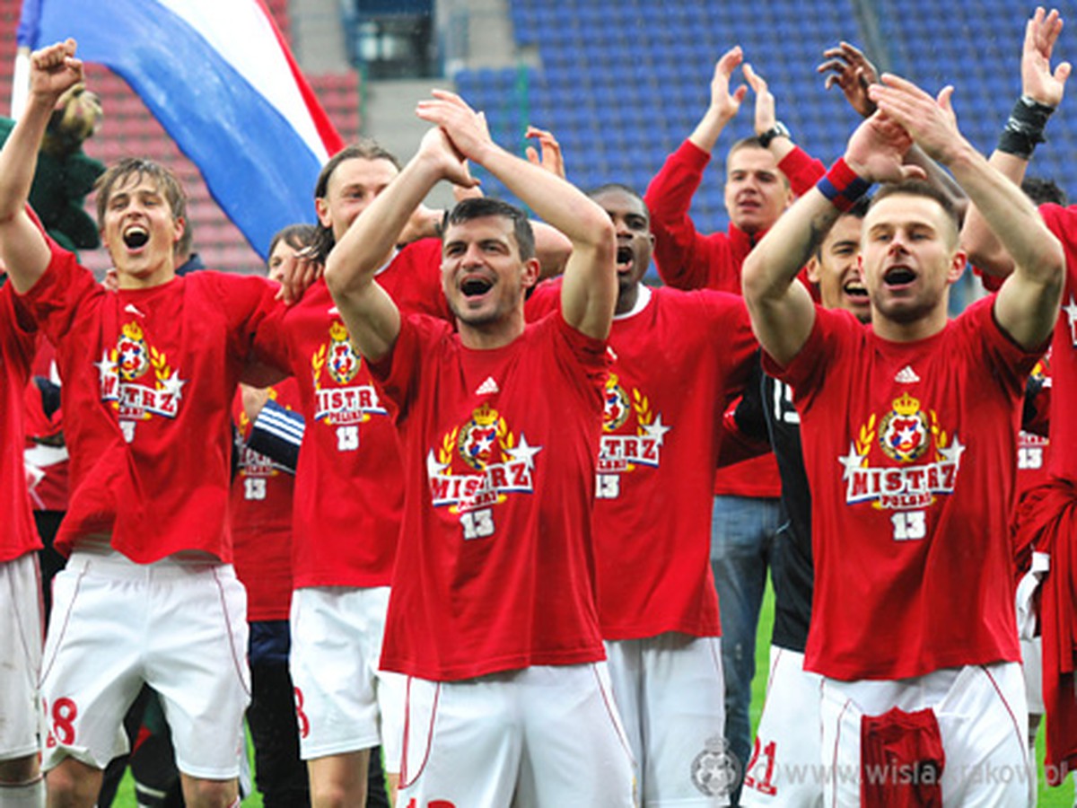 futbalisti Wisly Krakov