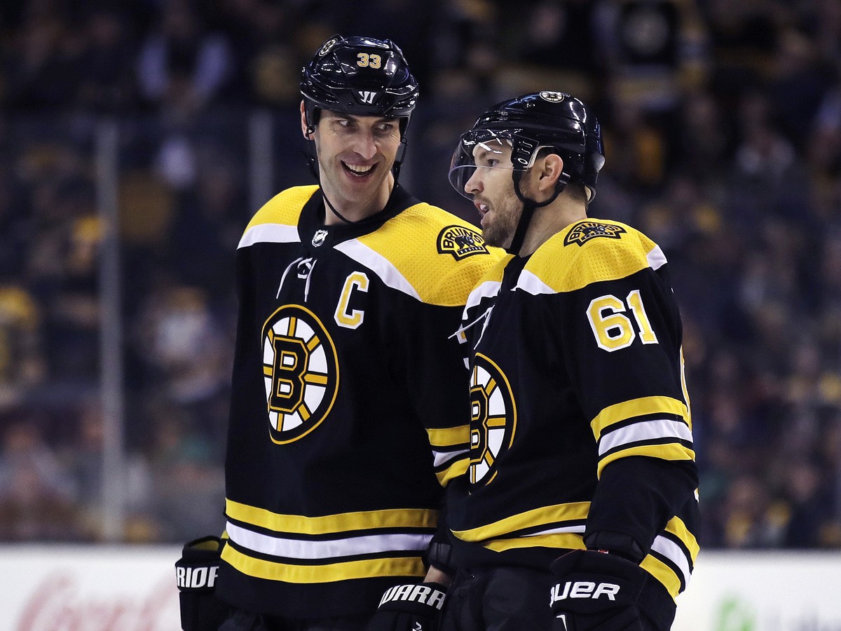 Zdeno Chára a Rick Nash