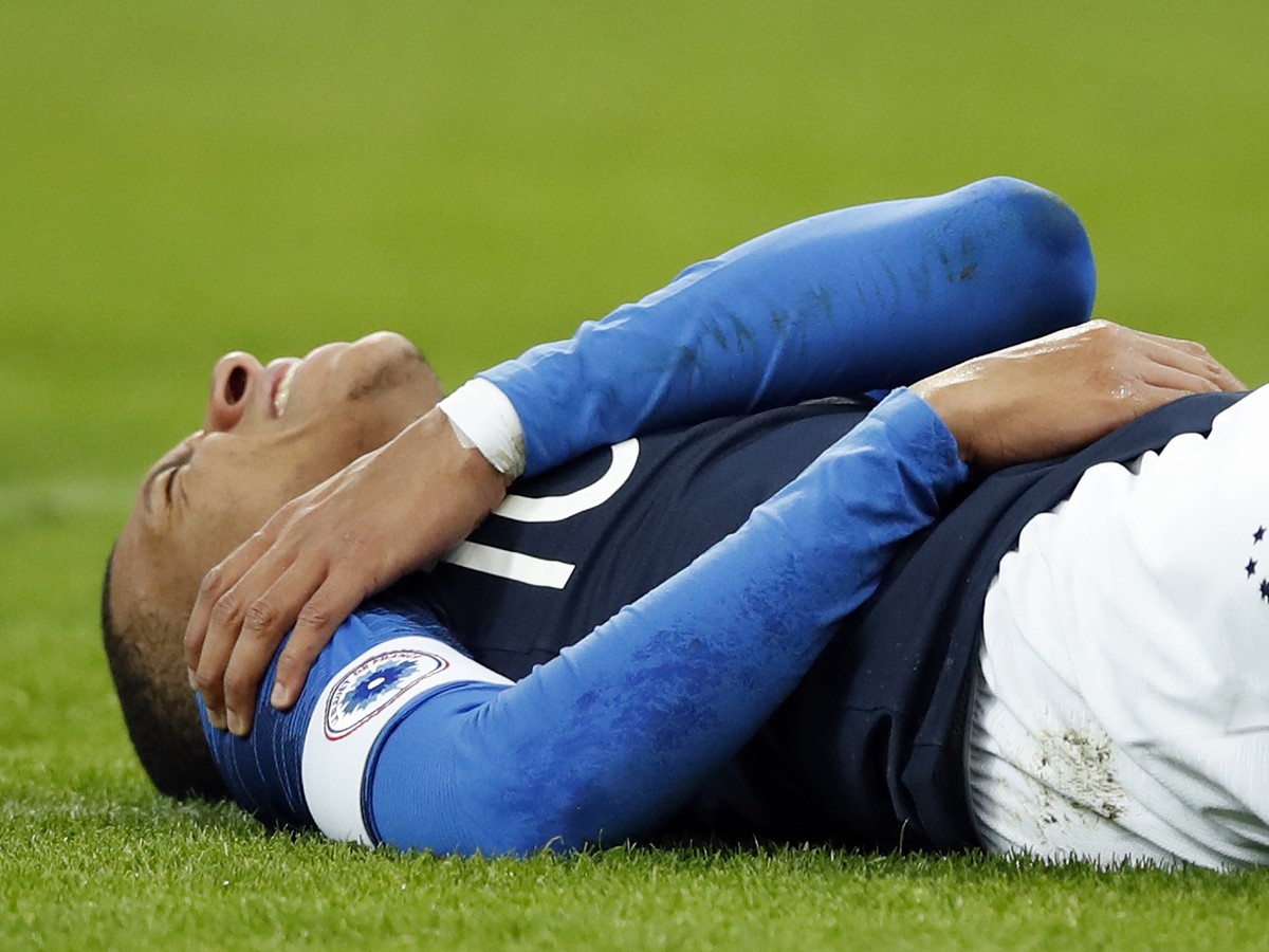 Mbappe sa zranil v prípravnom zápase s Uruguajom