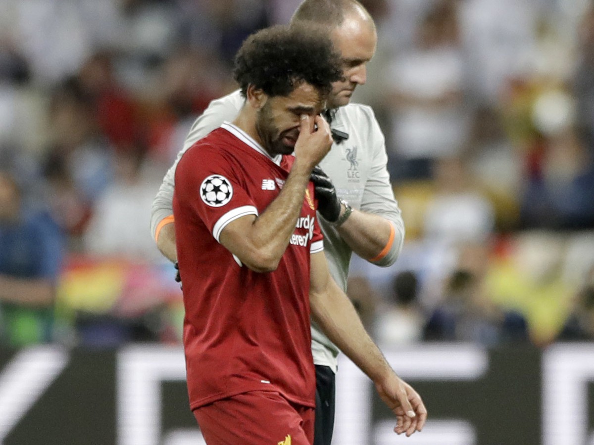 Mohamed Salah sa zranil vo finále Ligy majstrov