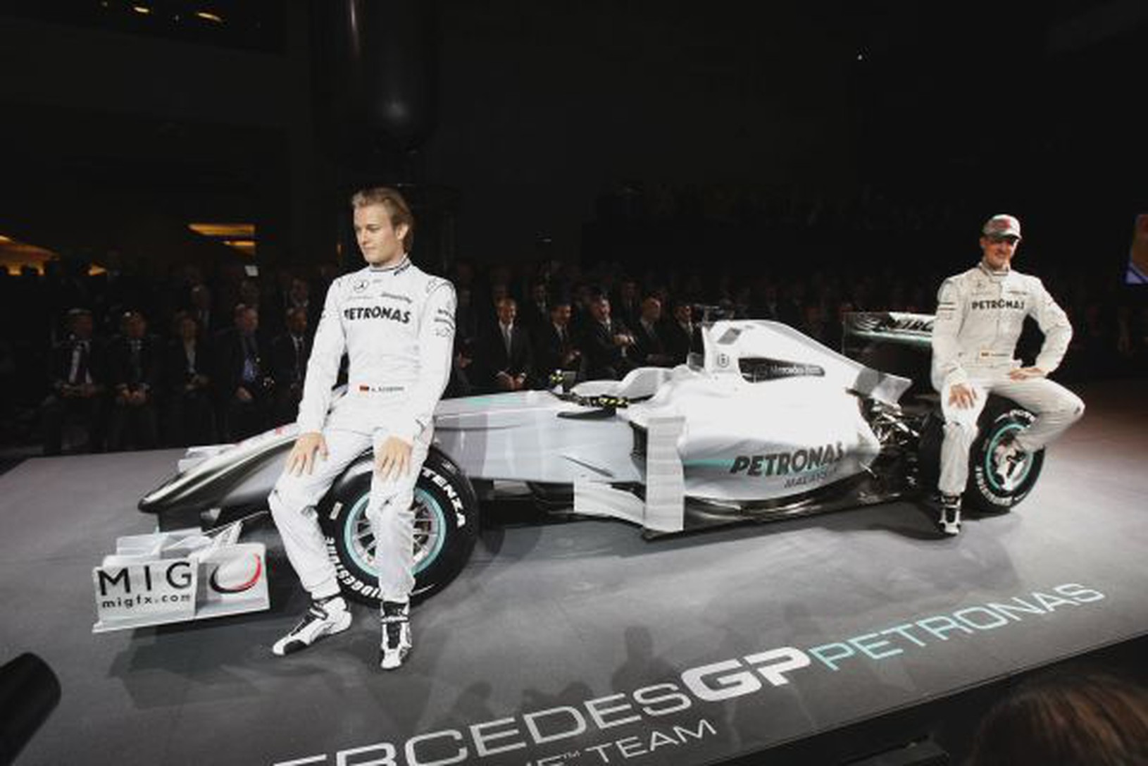 Michael Schumacher a Nico