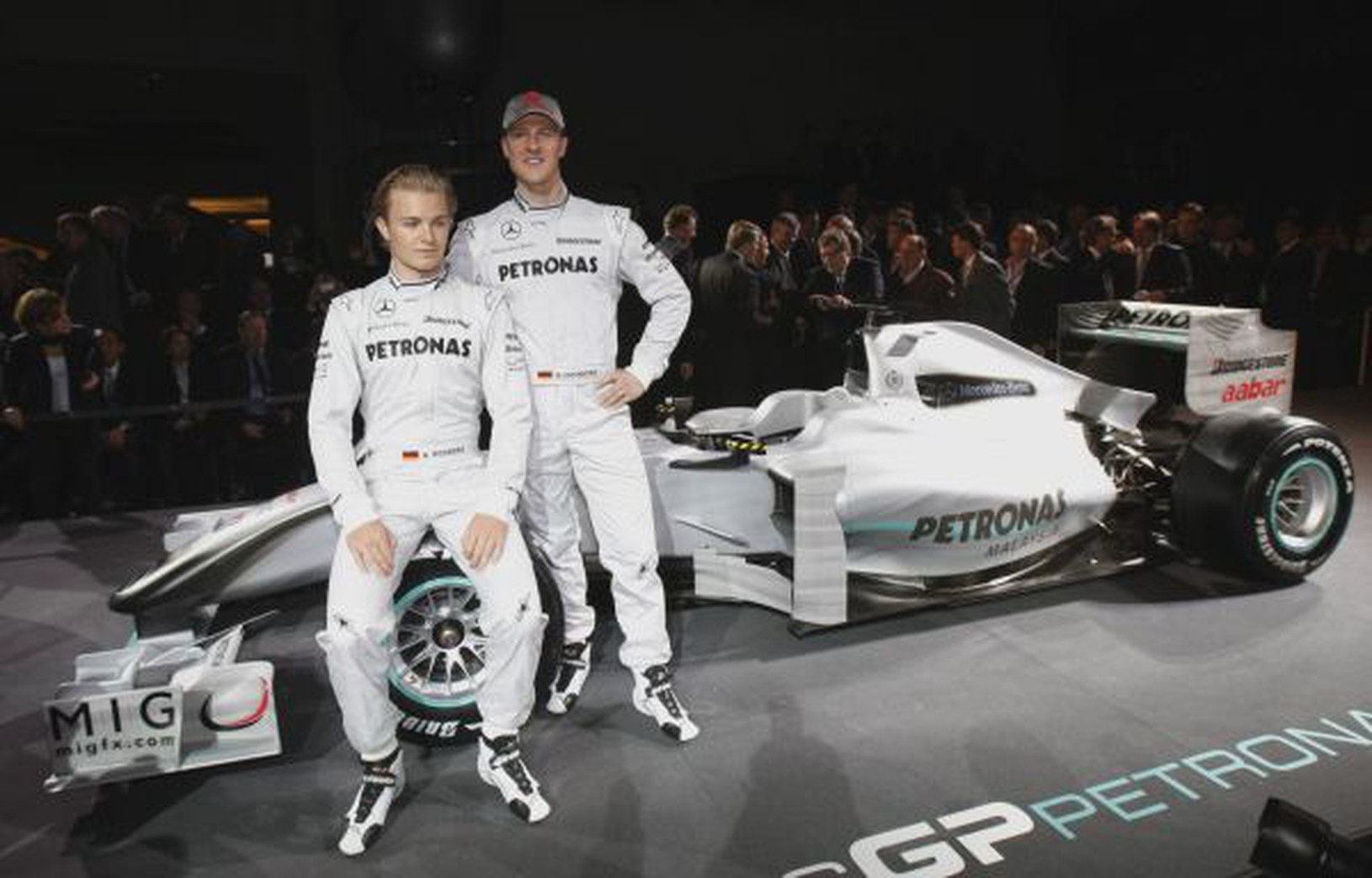 Michael Schumacher a Nico
