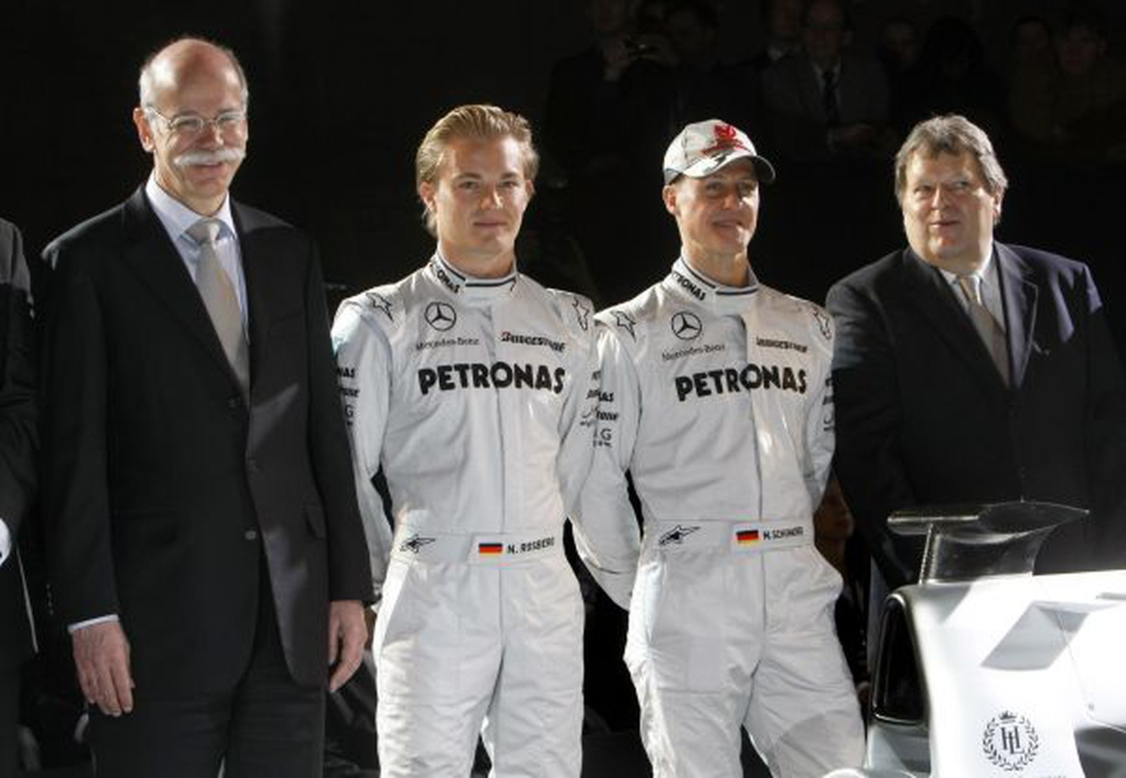 Dieter Zetsche, Nico Rosberg,