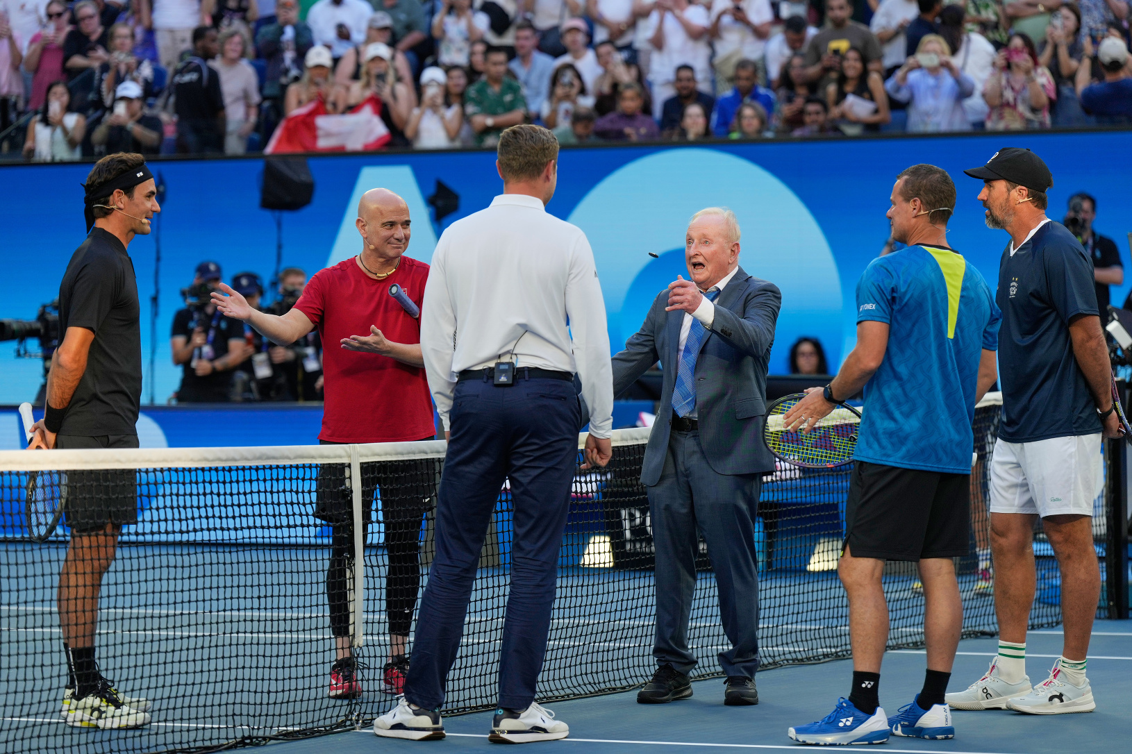 Roger Federer a Andre
