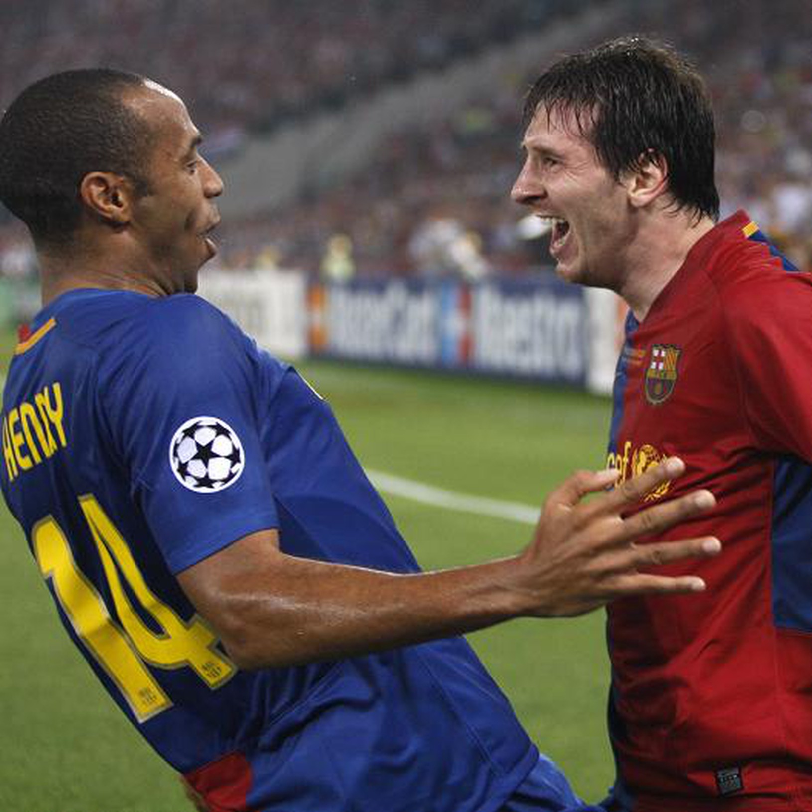 futbal LM, Messi, Henry,