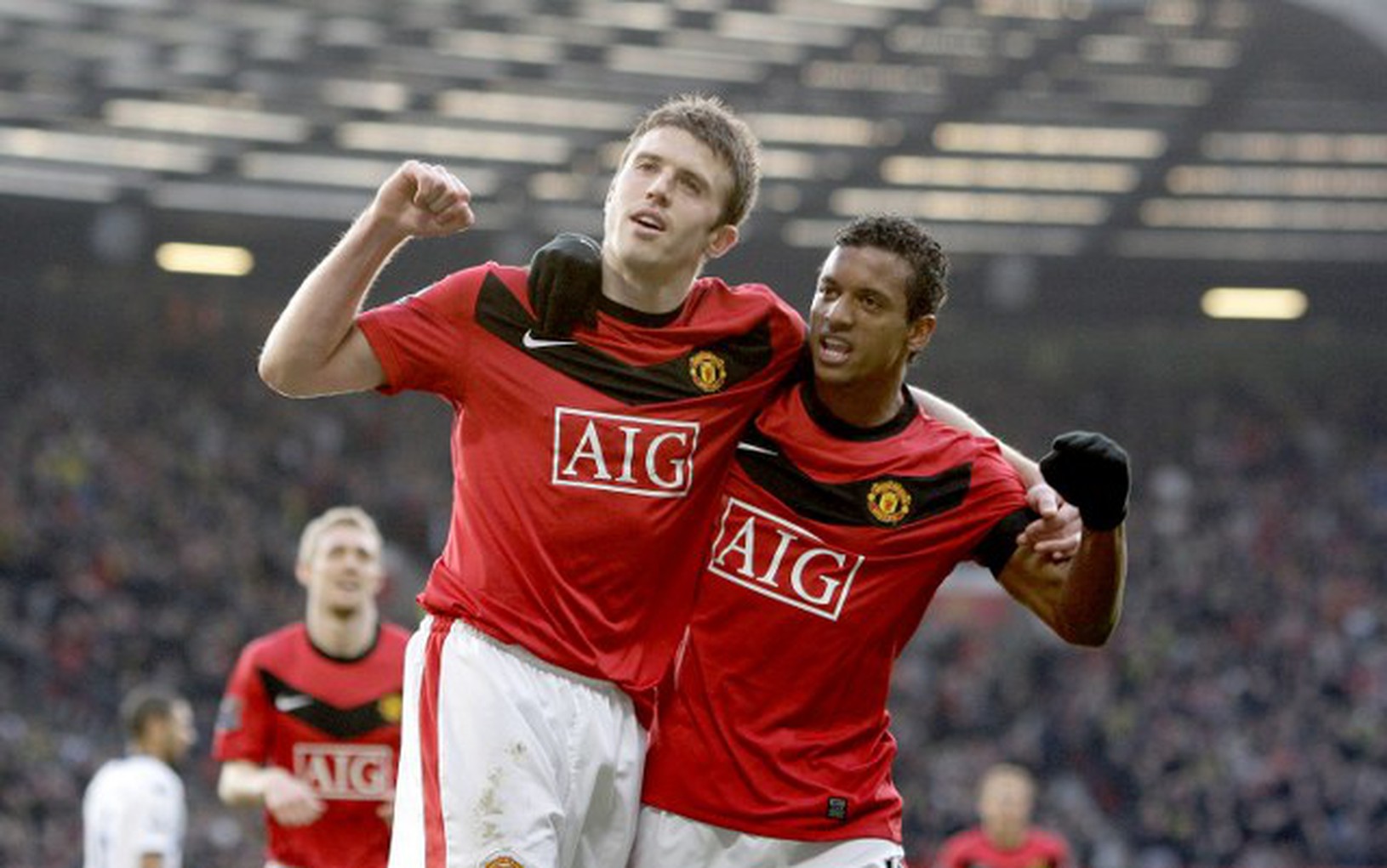 Michael Carrick a Nani