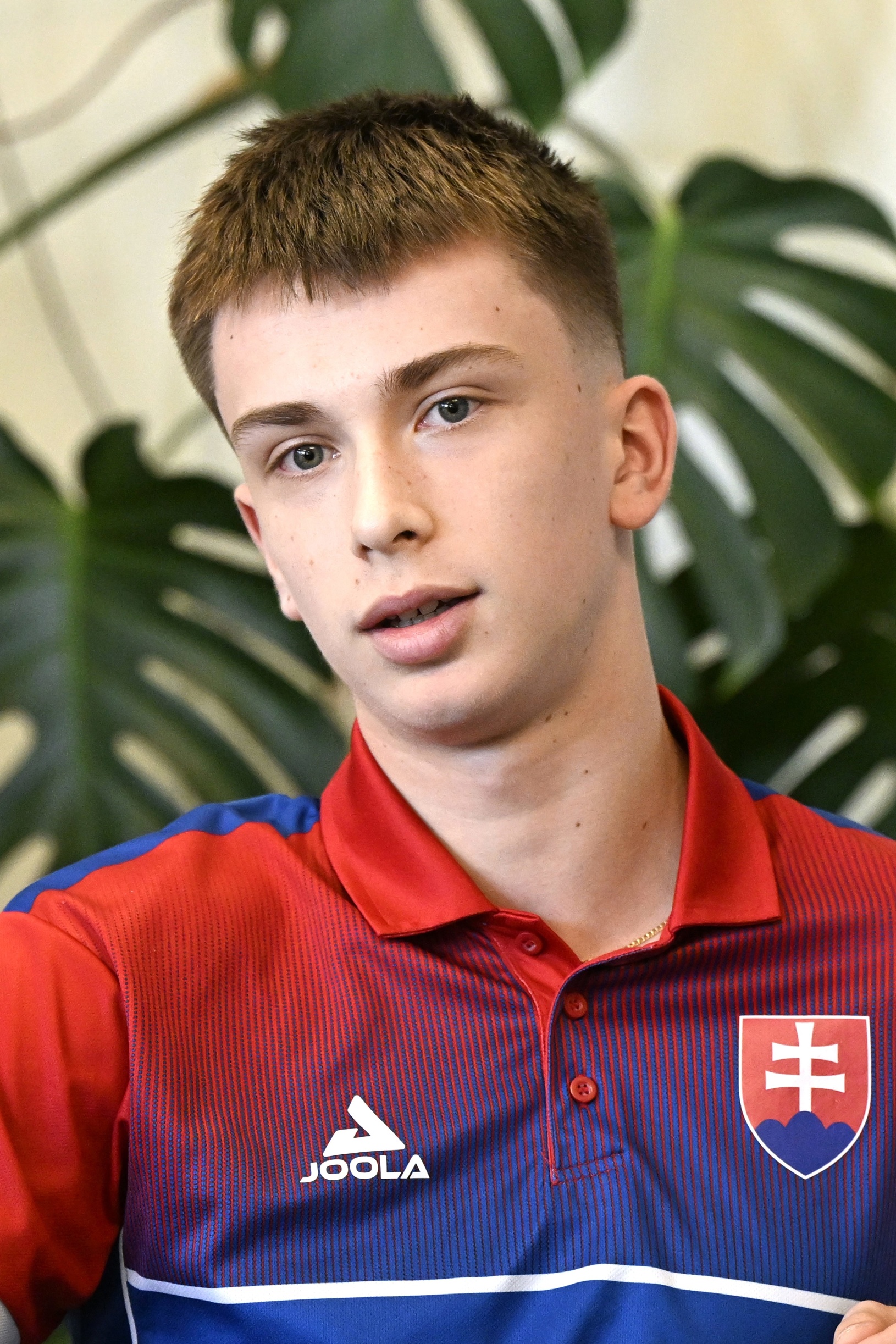 Na snímke slovenský stolnotenisový