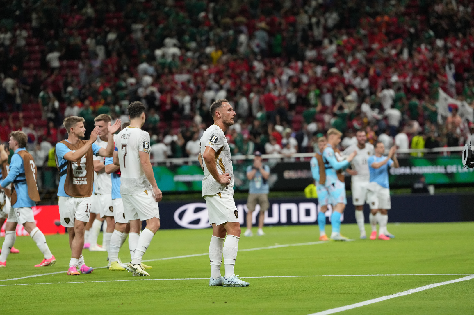 Českí futbalisti po prehre