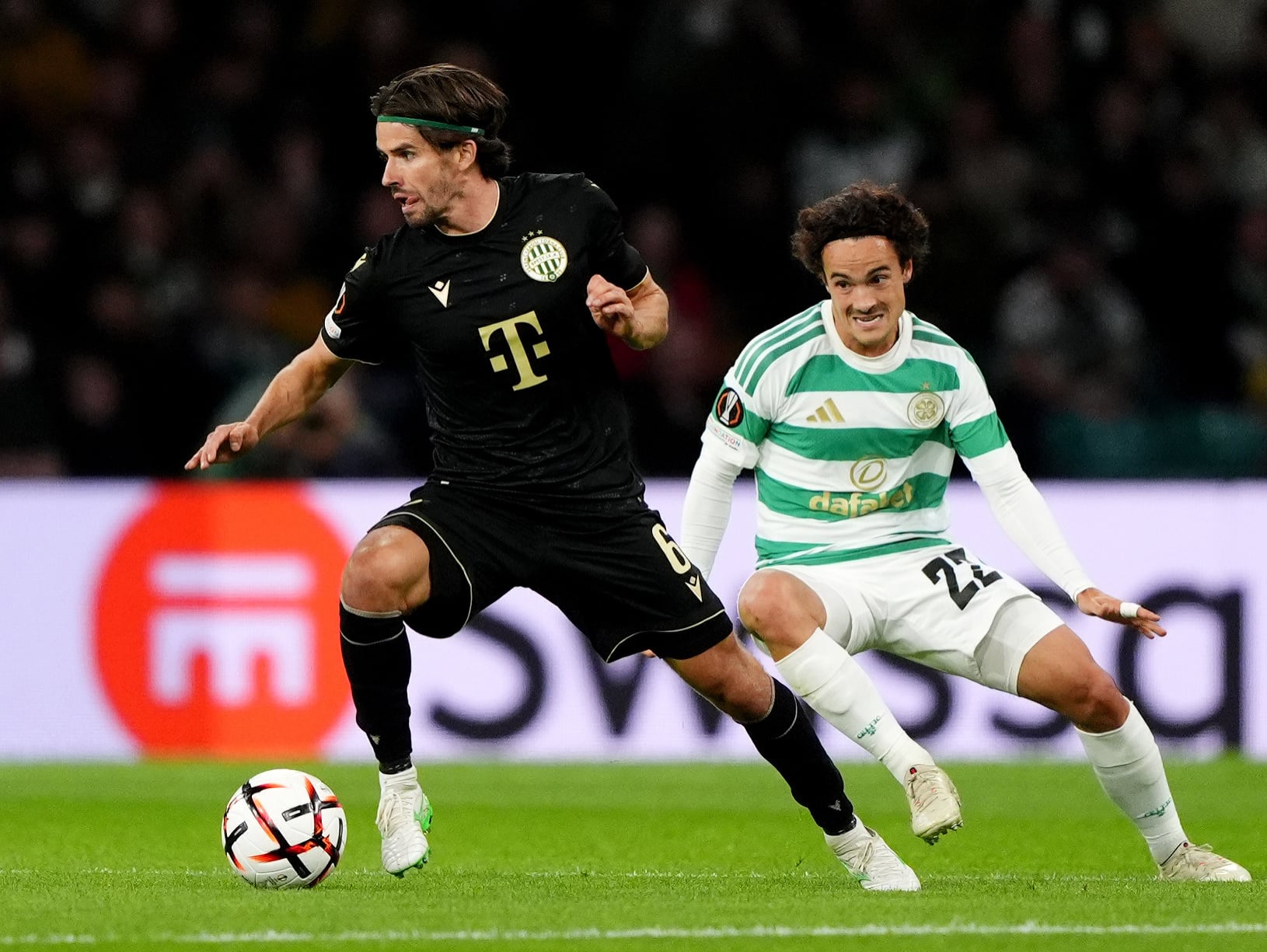 Na snímke futbalista Budapešti