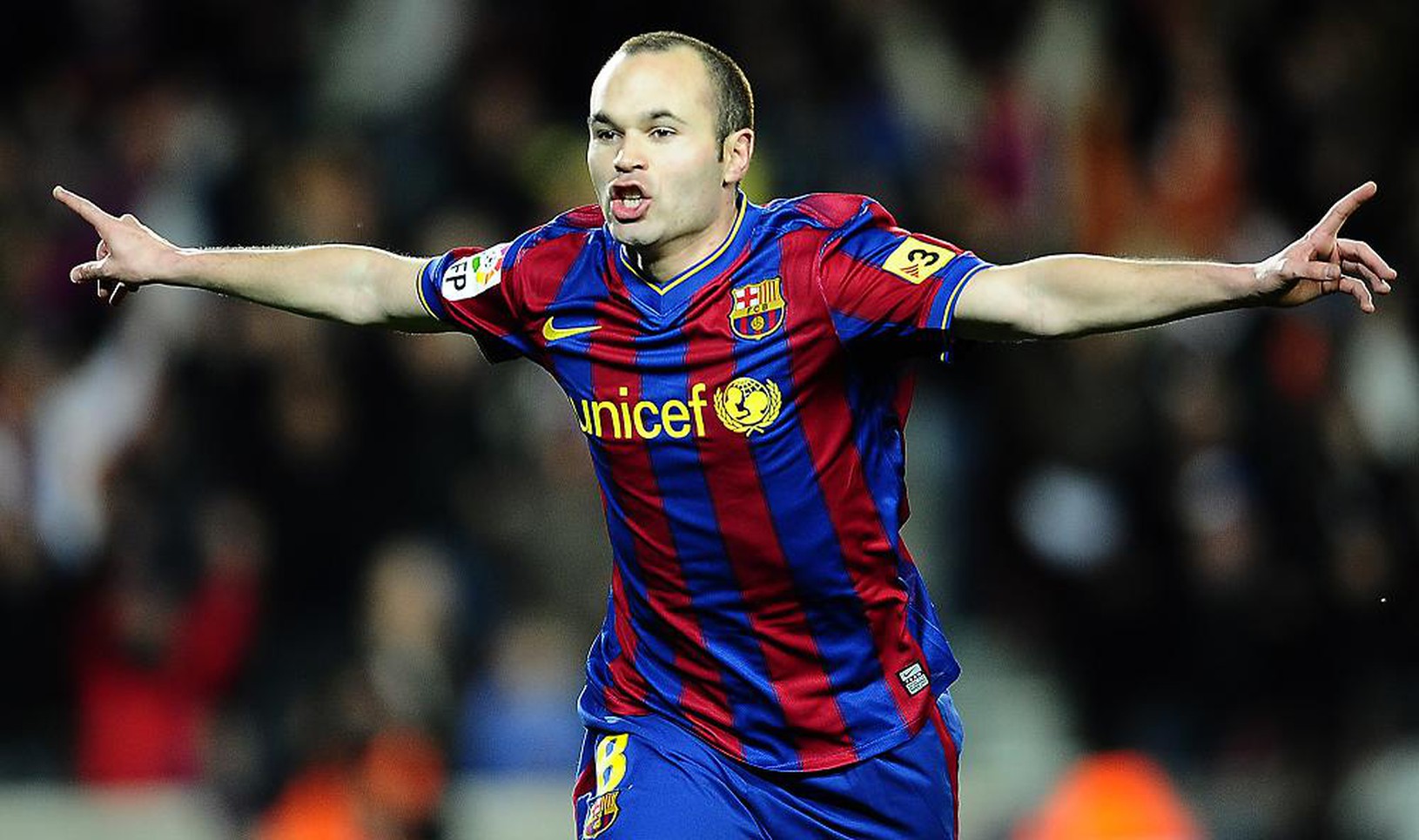 Andres Iniesta po góle