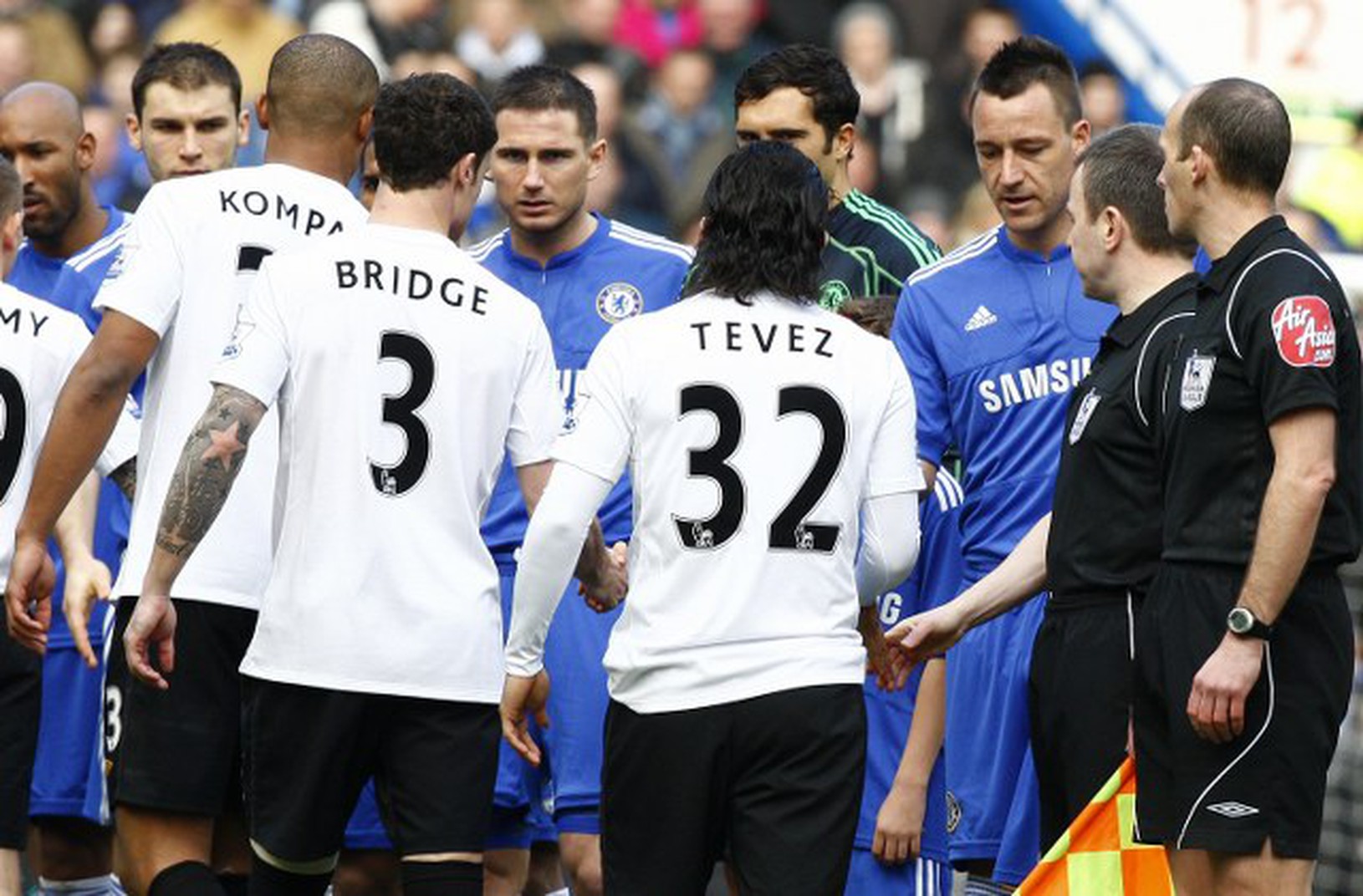 Wayne Bridge, Carlos Tevez