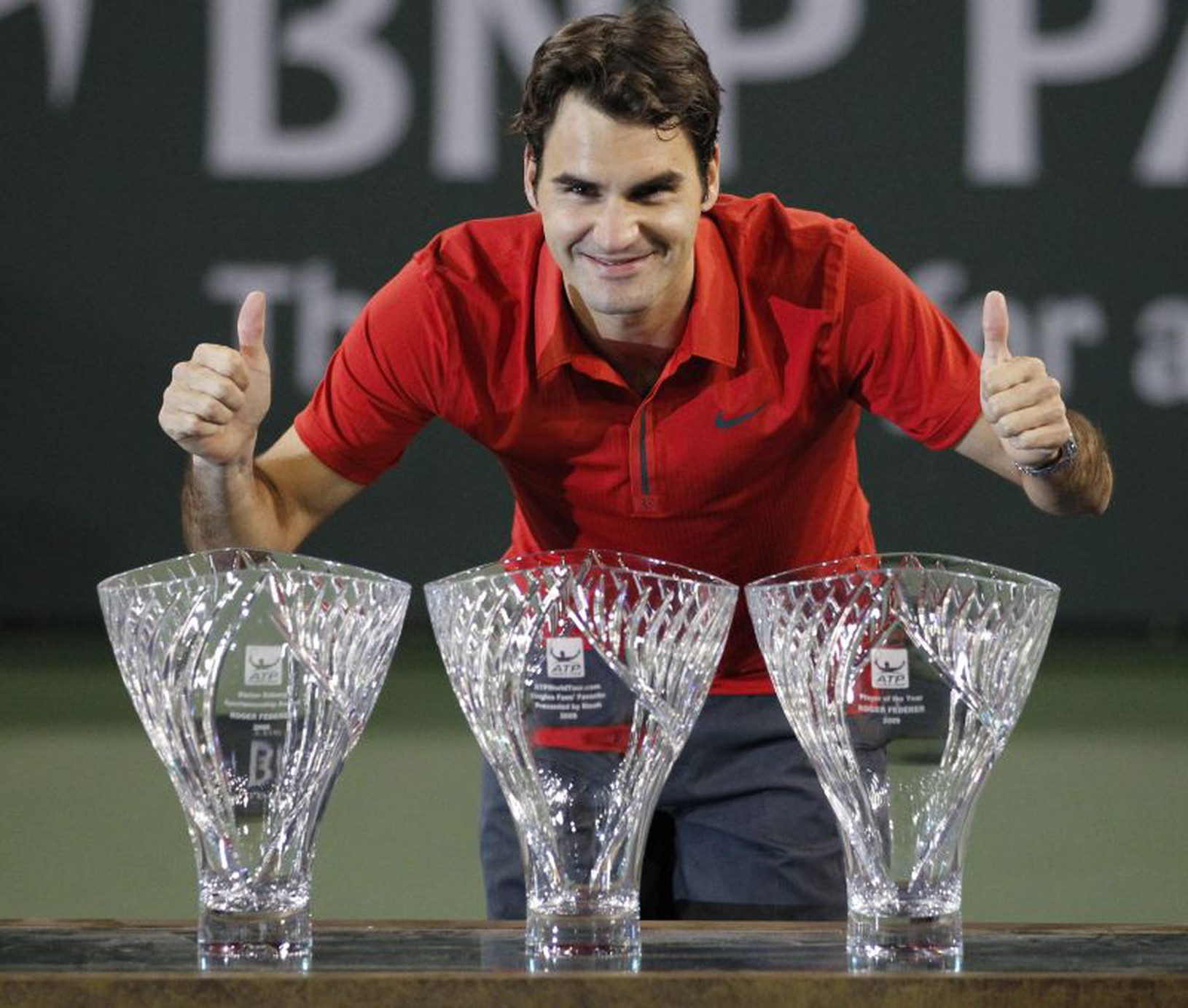 Roger Federer s trofejami