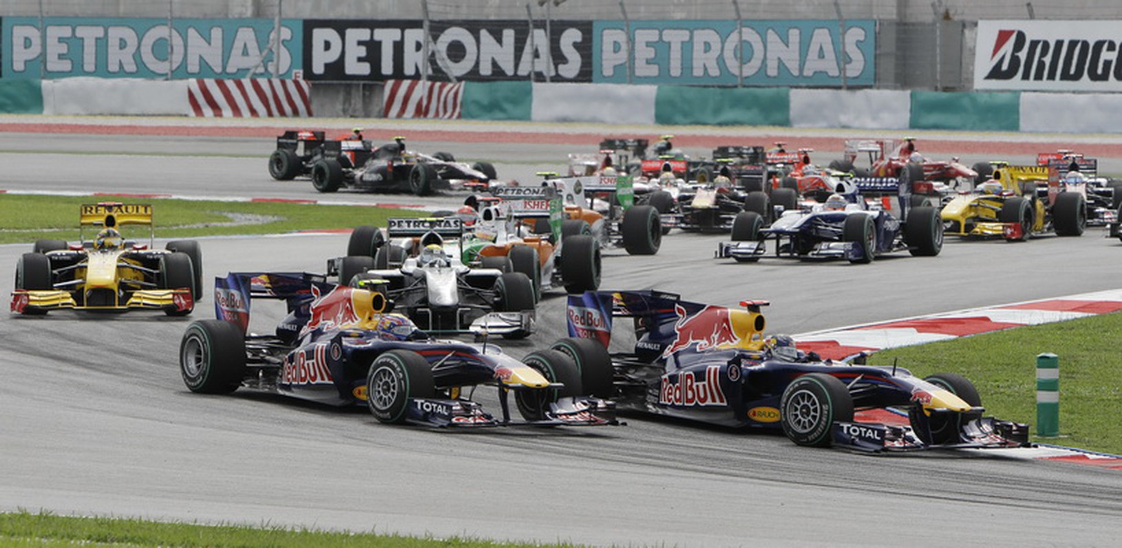Sebastian Vettel a Mark