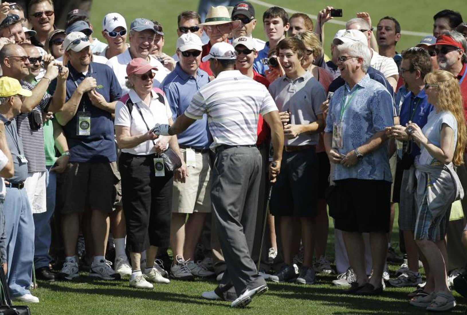 Fanúšikovia vítajú golfovú ikonu