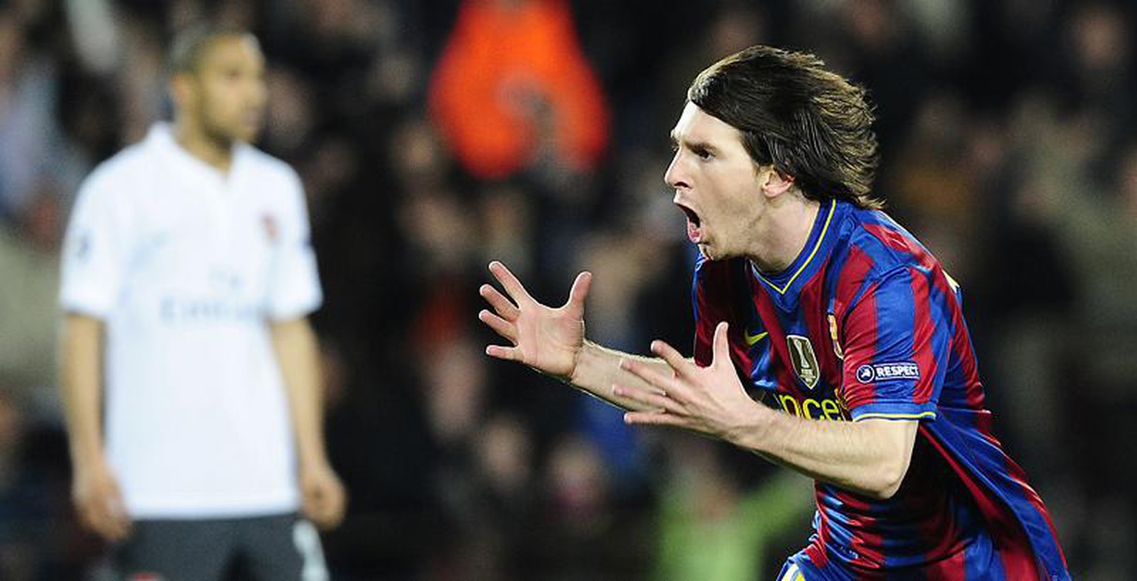 Leo Messi strelil v