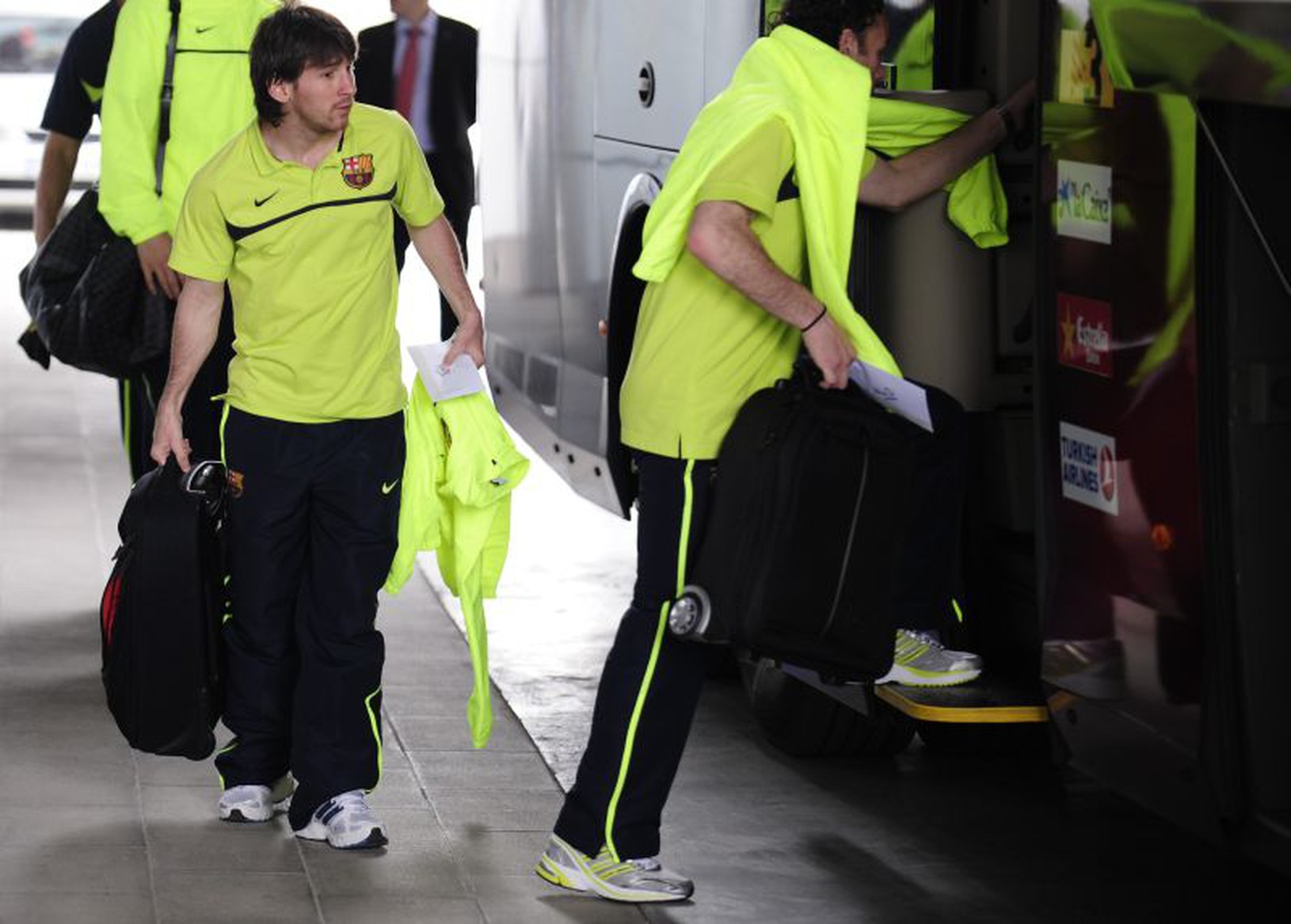 Messi tesne pred cestou