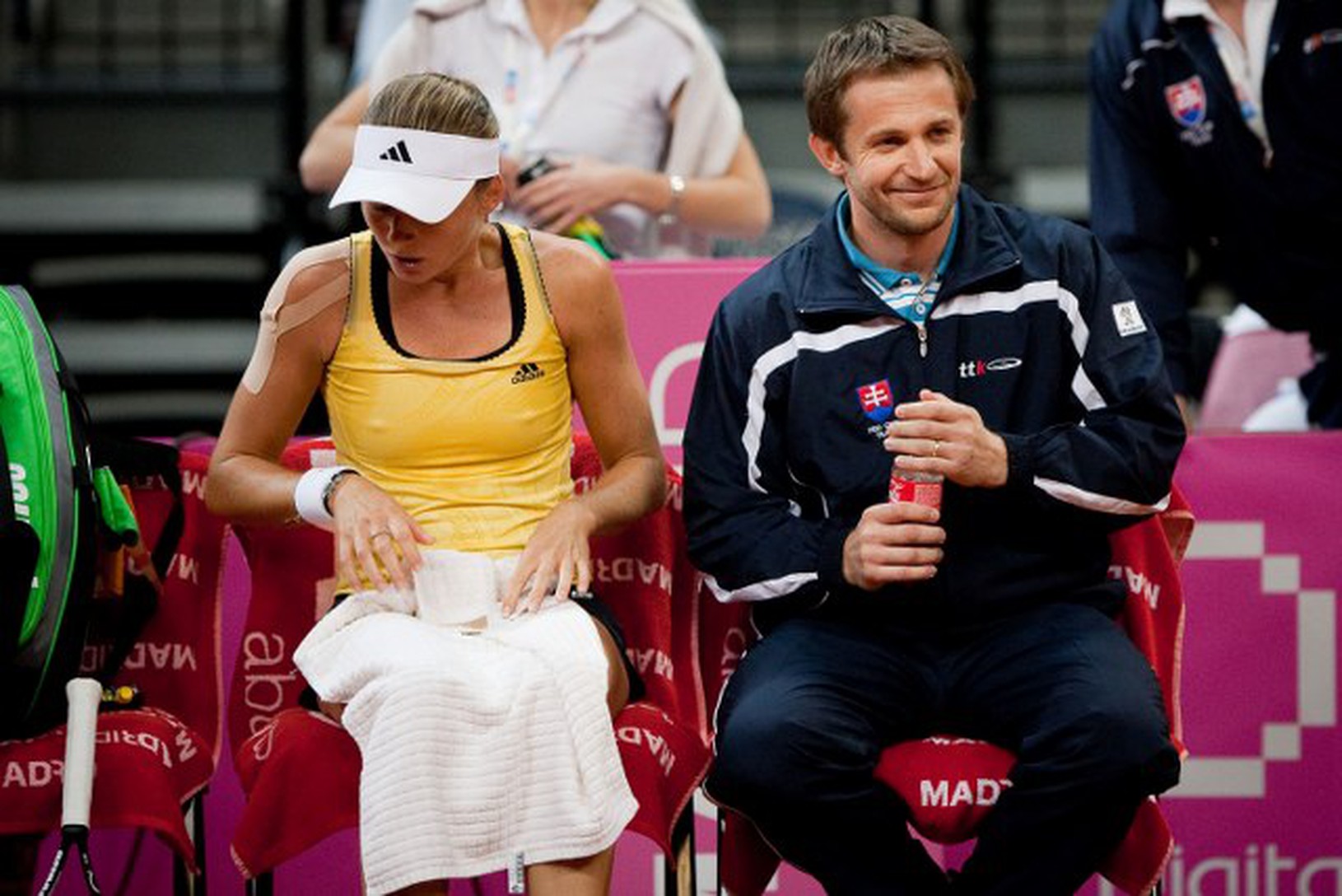 Daniela Hantuchová a tréner