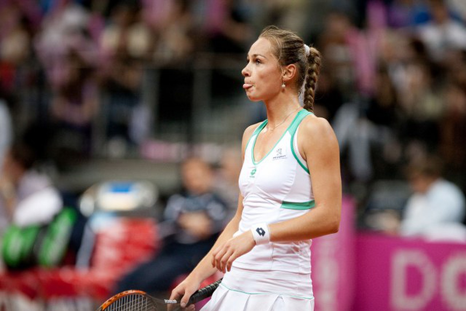 Magdaléna Rybáriková počas barážového