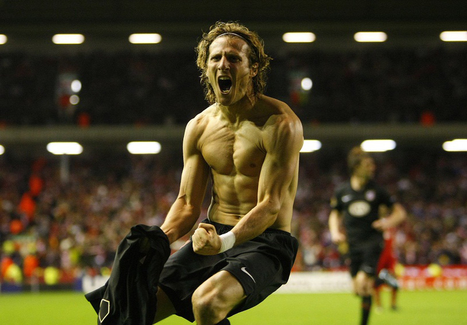 Diego Forlán po vstrelenom