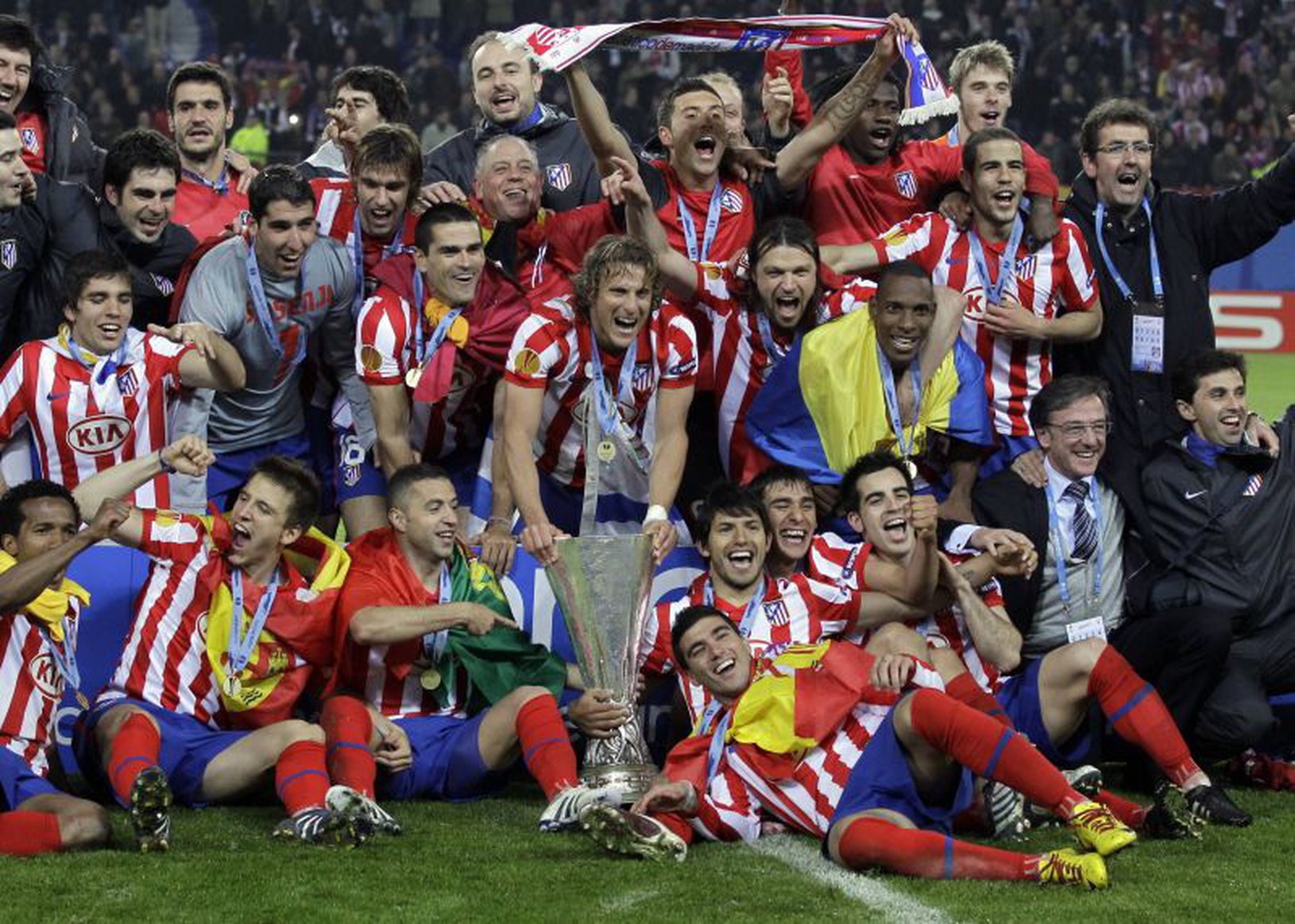 Hráči Atlética Madrid si