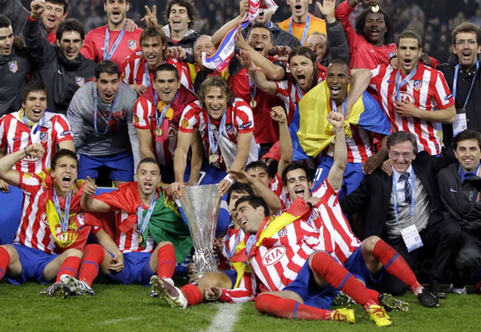Hráči Atlética Madrid sa