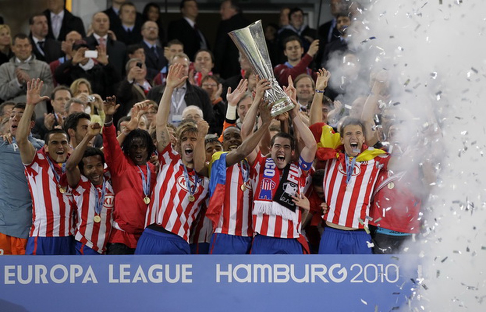 Hráči Atlética Madrid sa