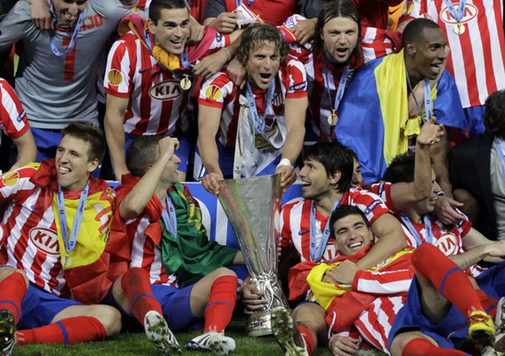 Hráči Atlética Madrid sa