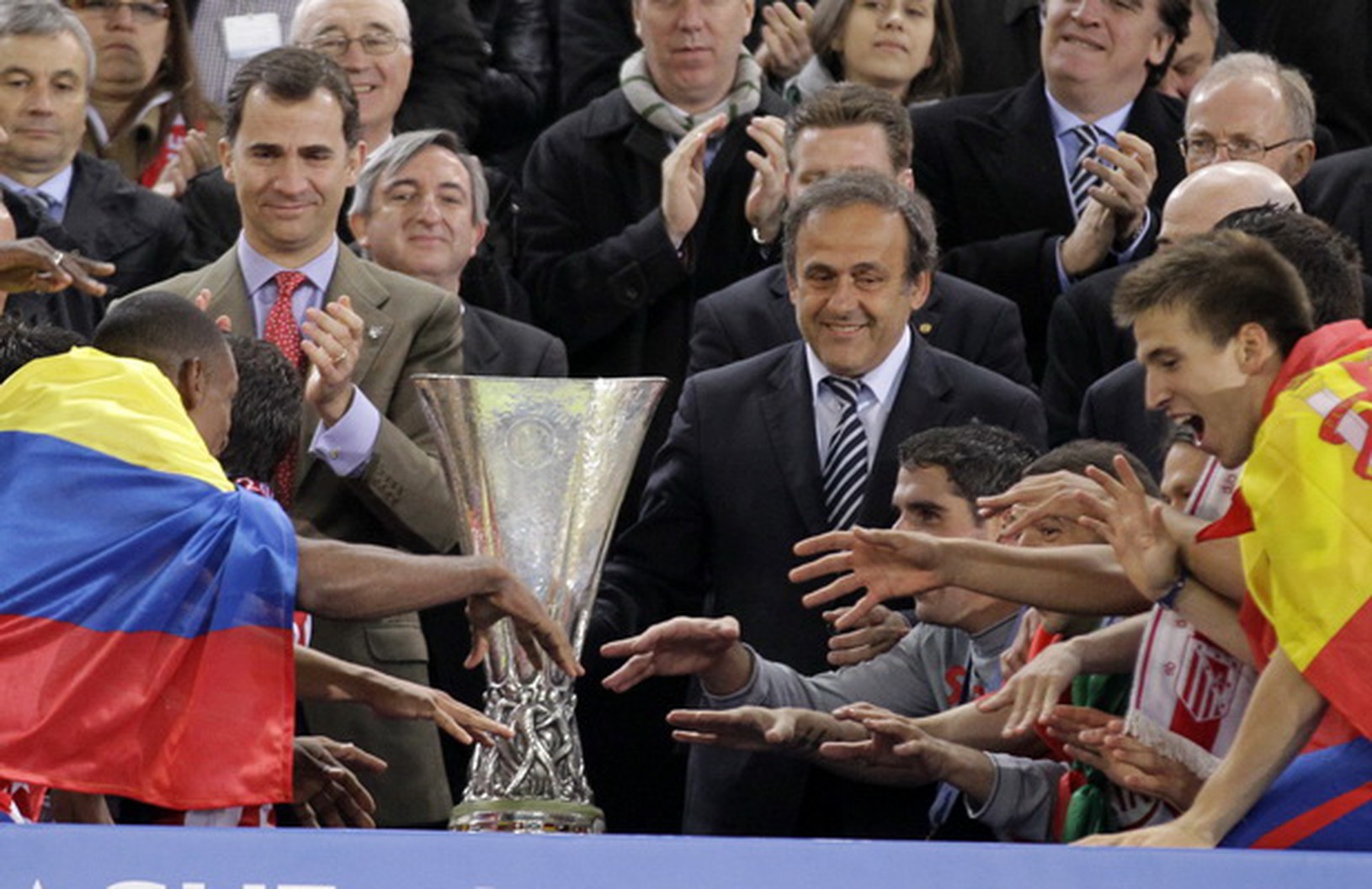 Hráči Atlética Madrid sa