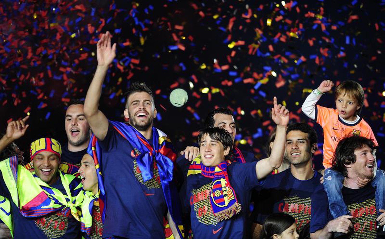 Oslavy futbalistov FC Barcelona,