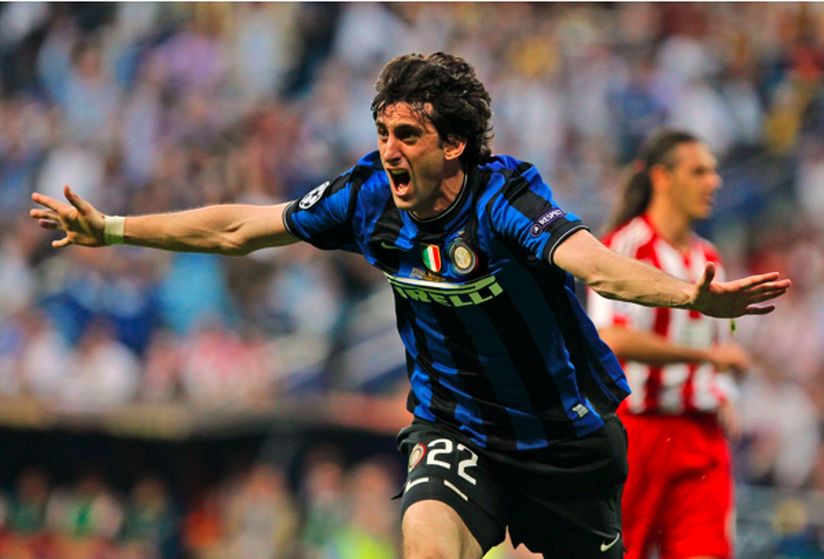 Diego Milito sa teší