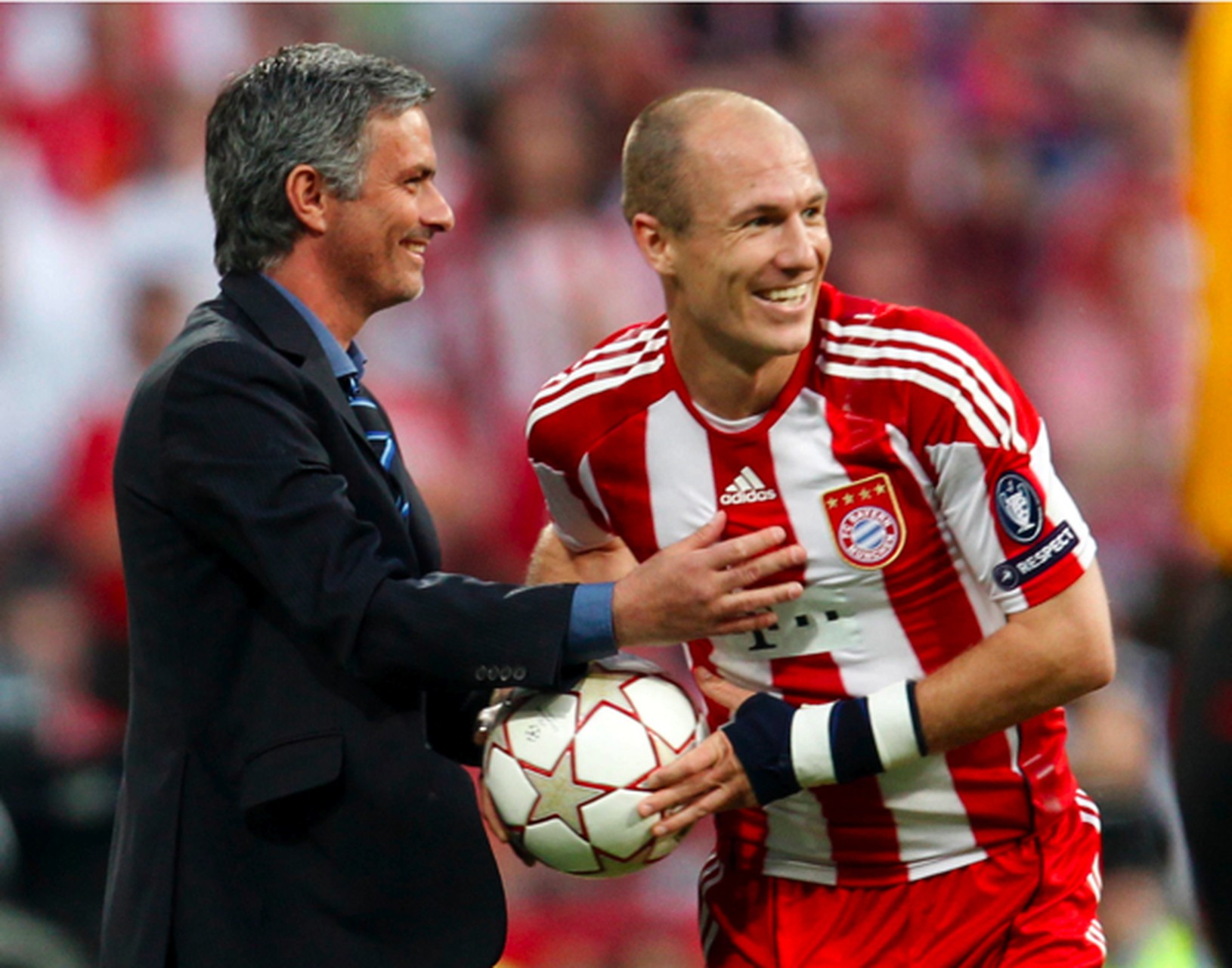 Jose Mourinho a Arjen