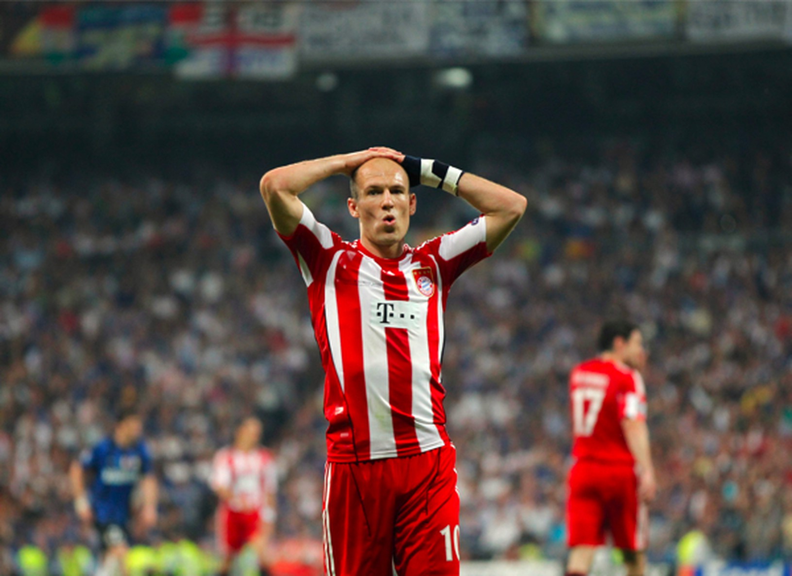 Sklamaný Arjen Robben