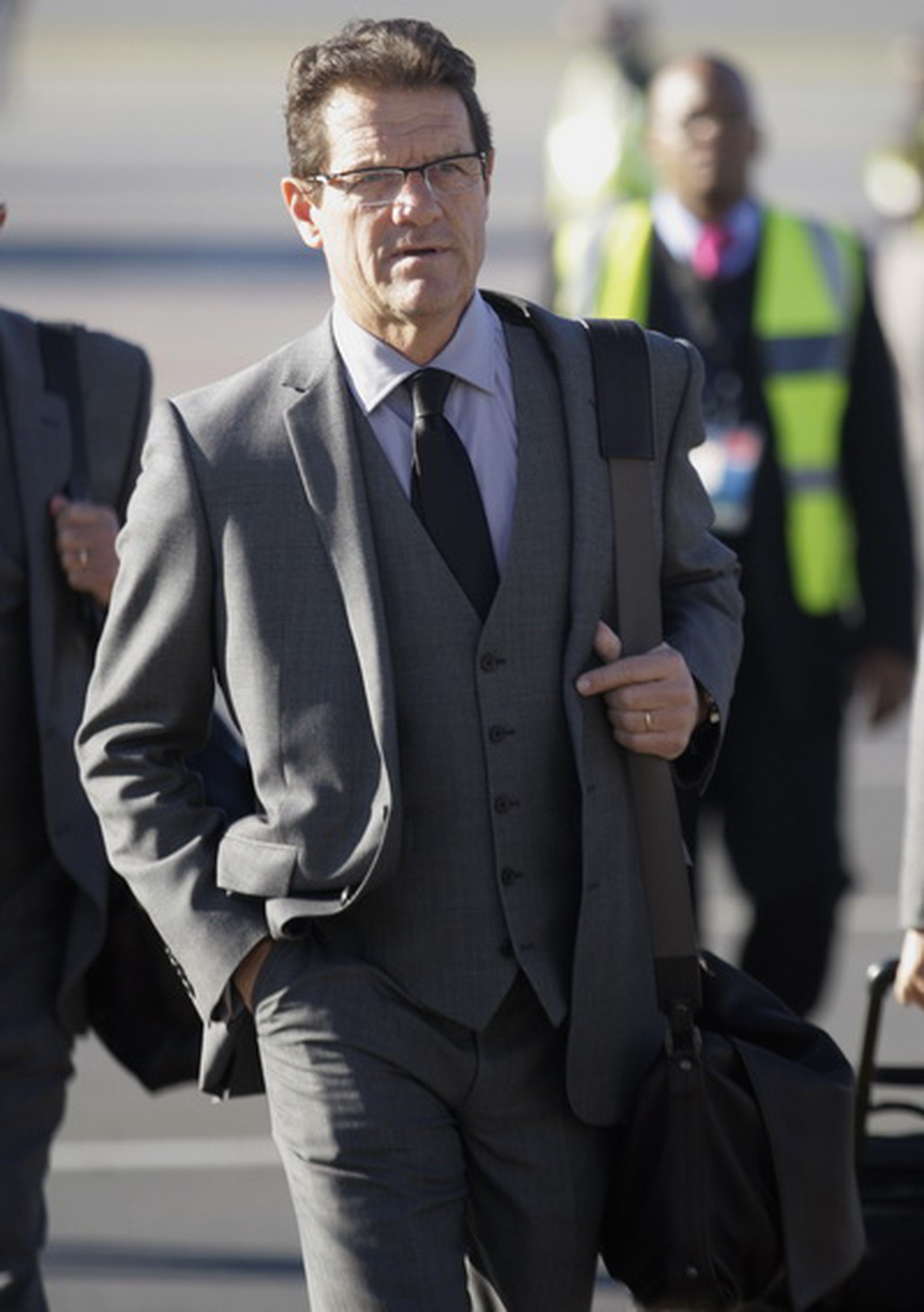 Fabio Capello na letisku
