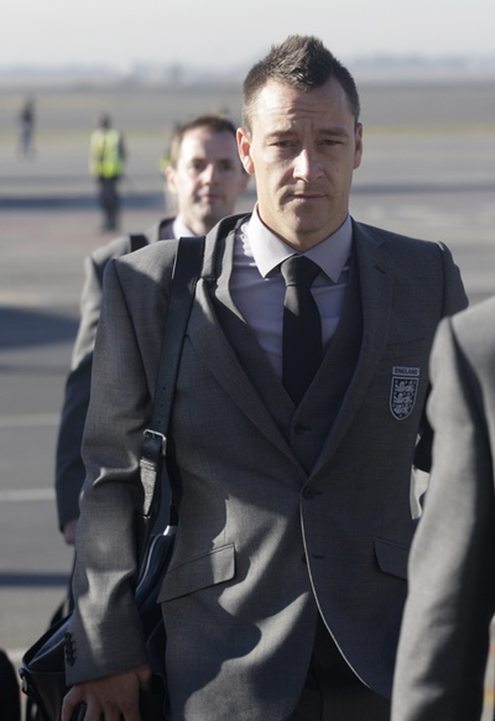 John Terry na letisku
