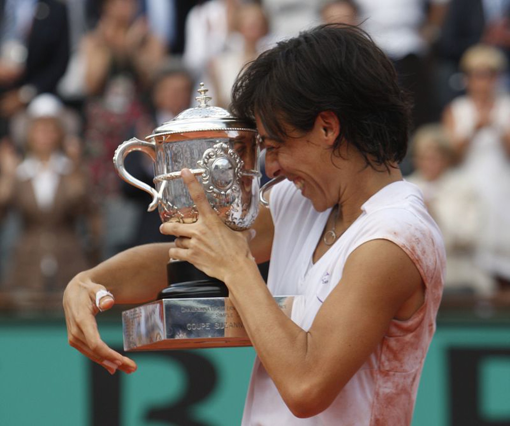 Francesca Schiavone s trofejou