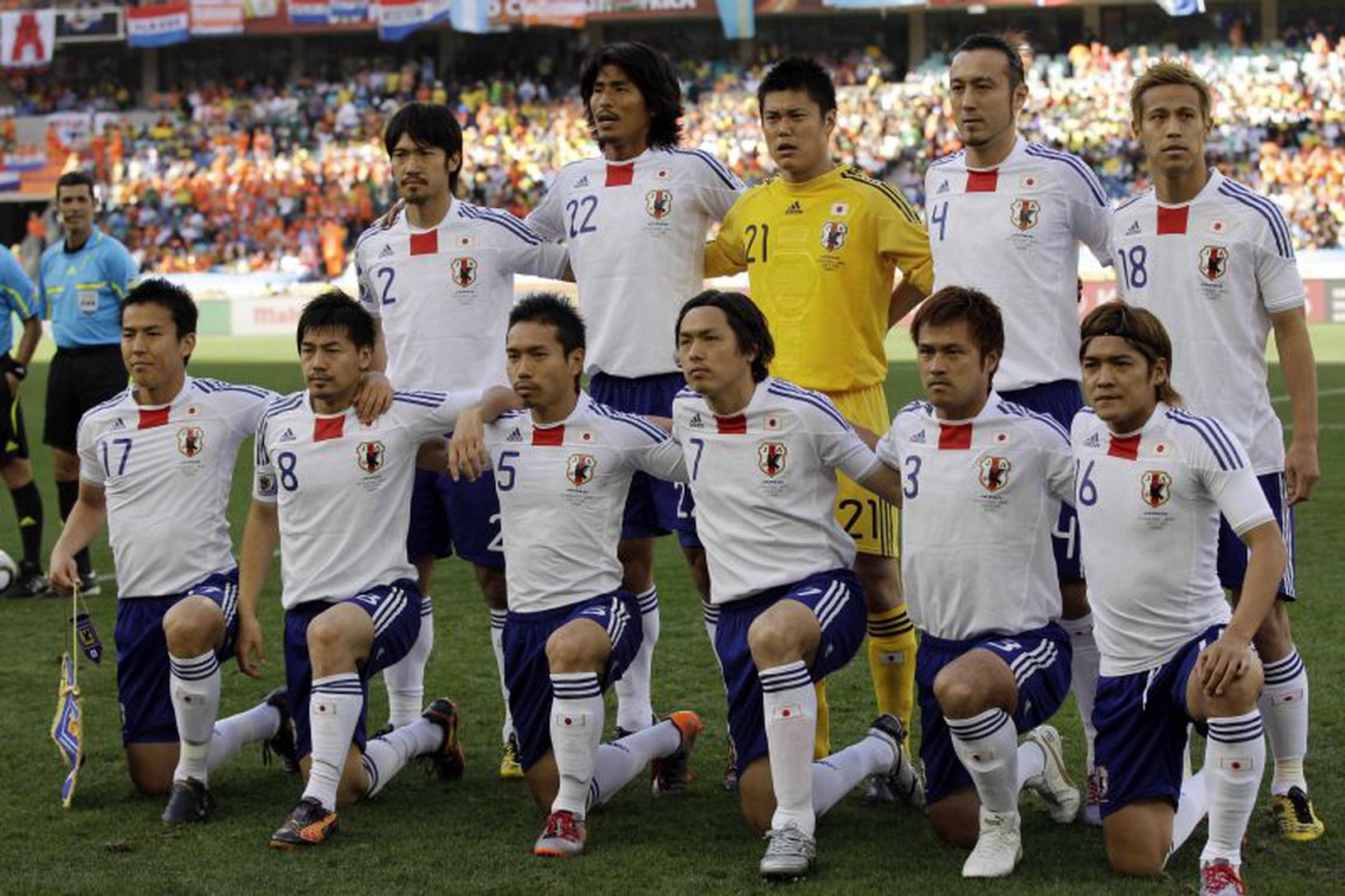 Japonský tím pred zápasom